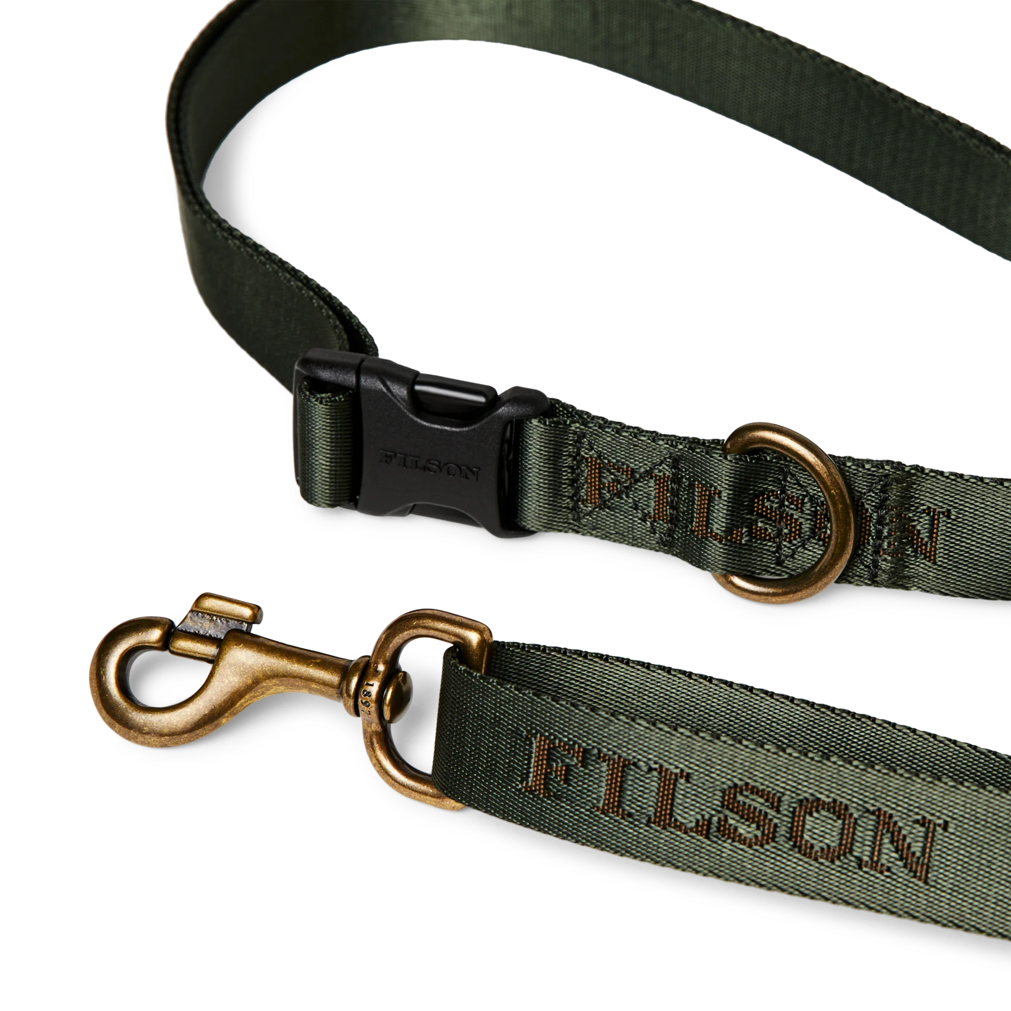 Adjustable Nylon Leash - Dark Timber