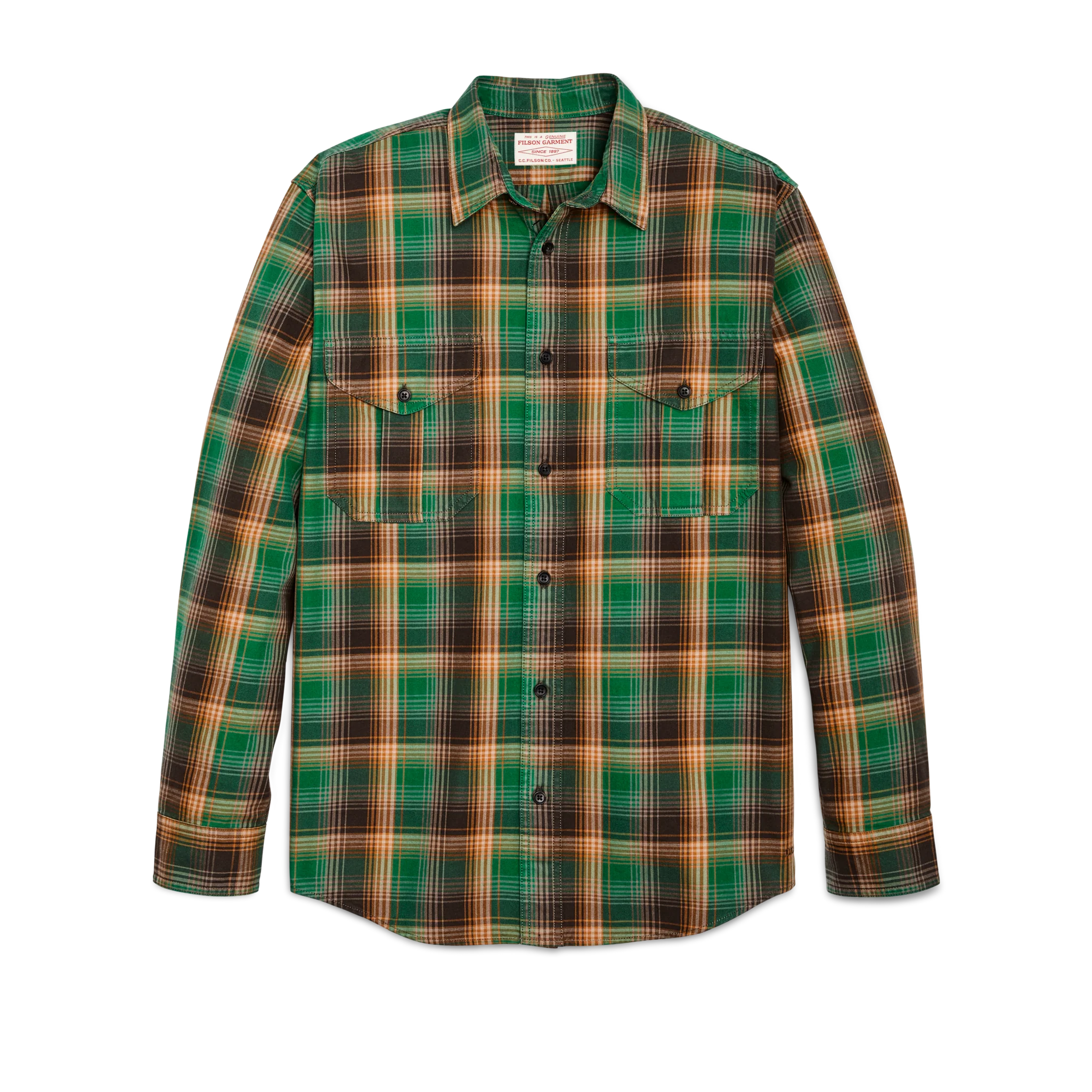 Lightweight Alaskan Guide Shirt - Yellow / Green / Gray Plaid