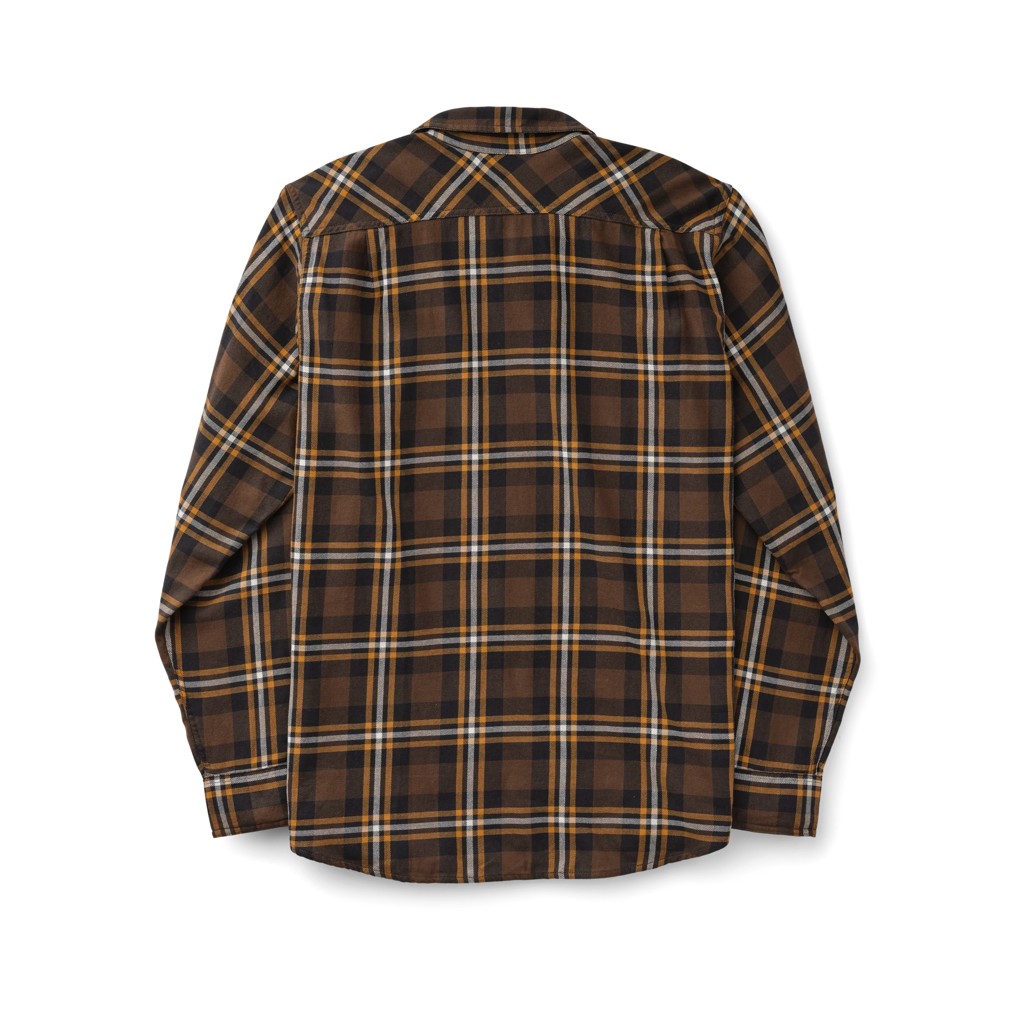 Scout Shirt - Brown/black/gold Plaid