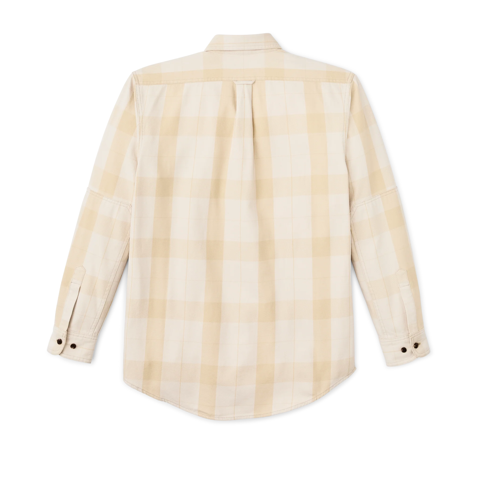Vintage Wash Alaskan Guide Shirt - Light Gray / Khaki Plaid