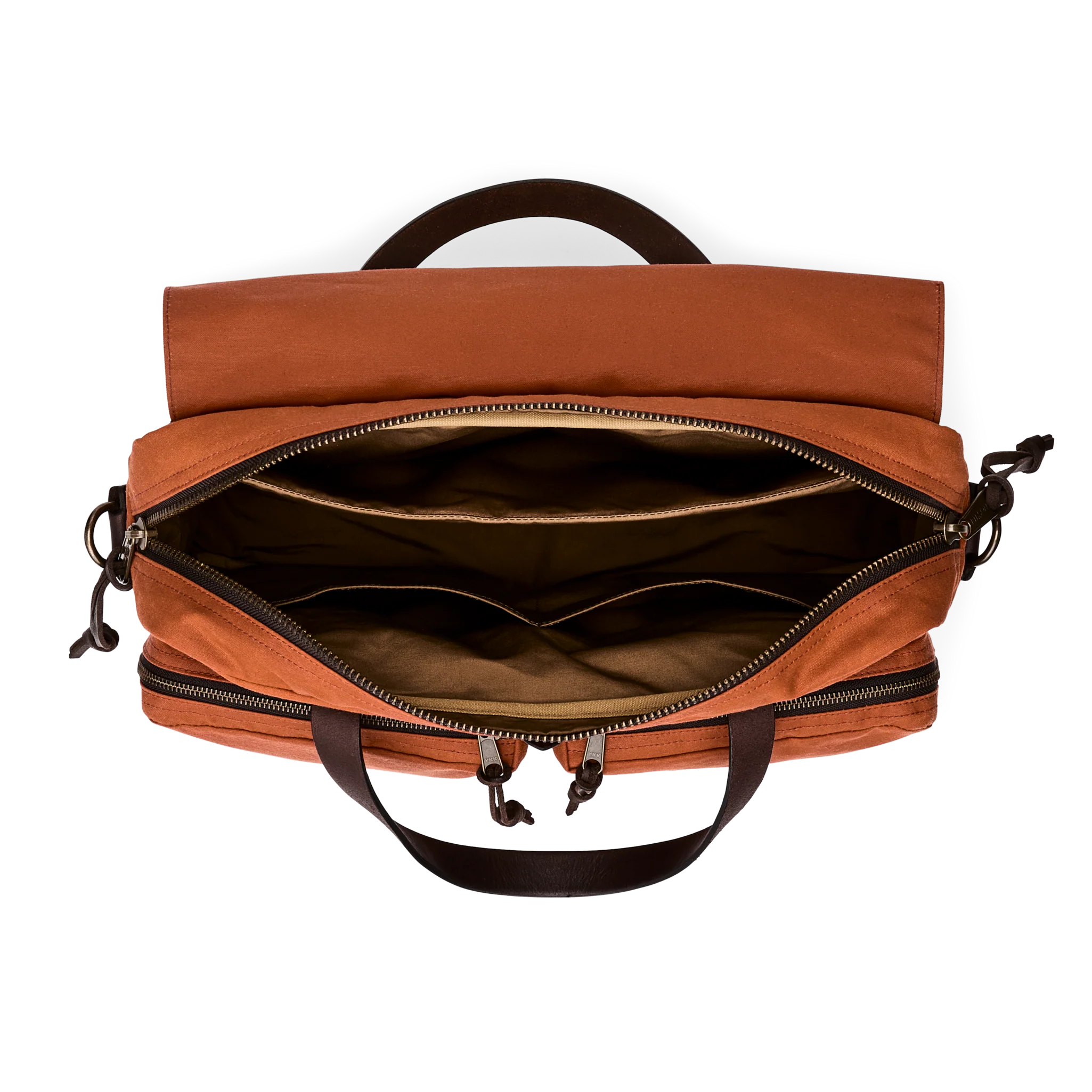 24 Hour Tin Cloth Briefcase - Rust