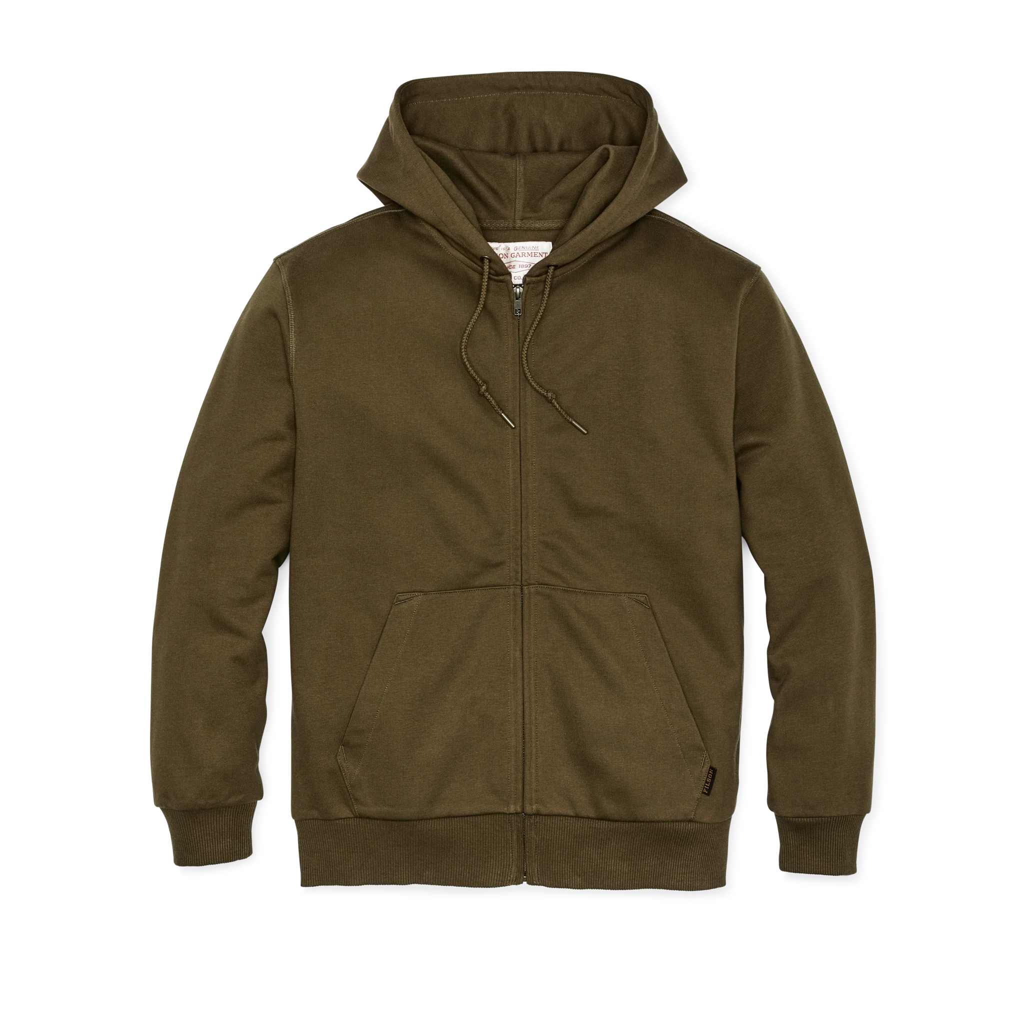 Prospector Full-zip Hoodie - Dark Olive