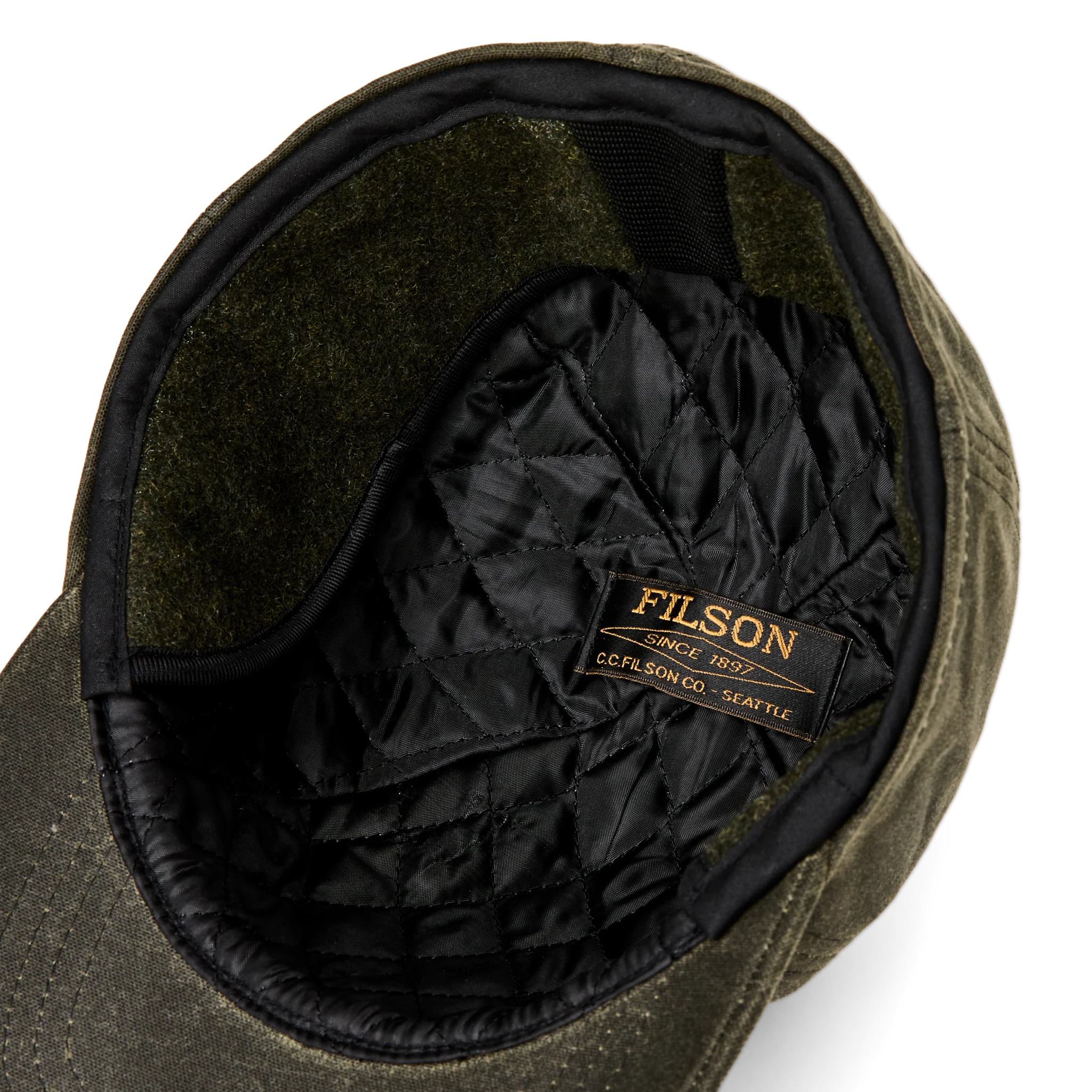 Insulated Tin Cloth Cap - Otter Green