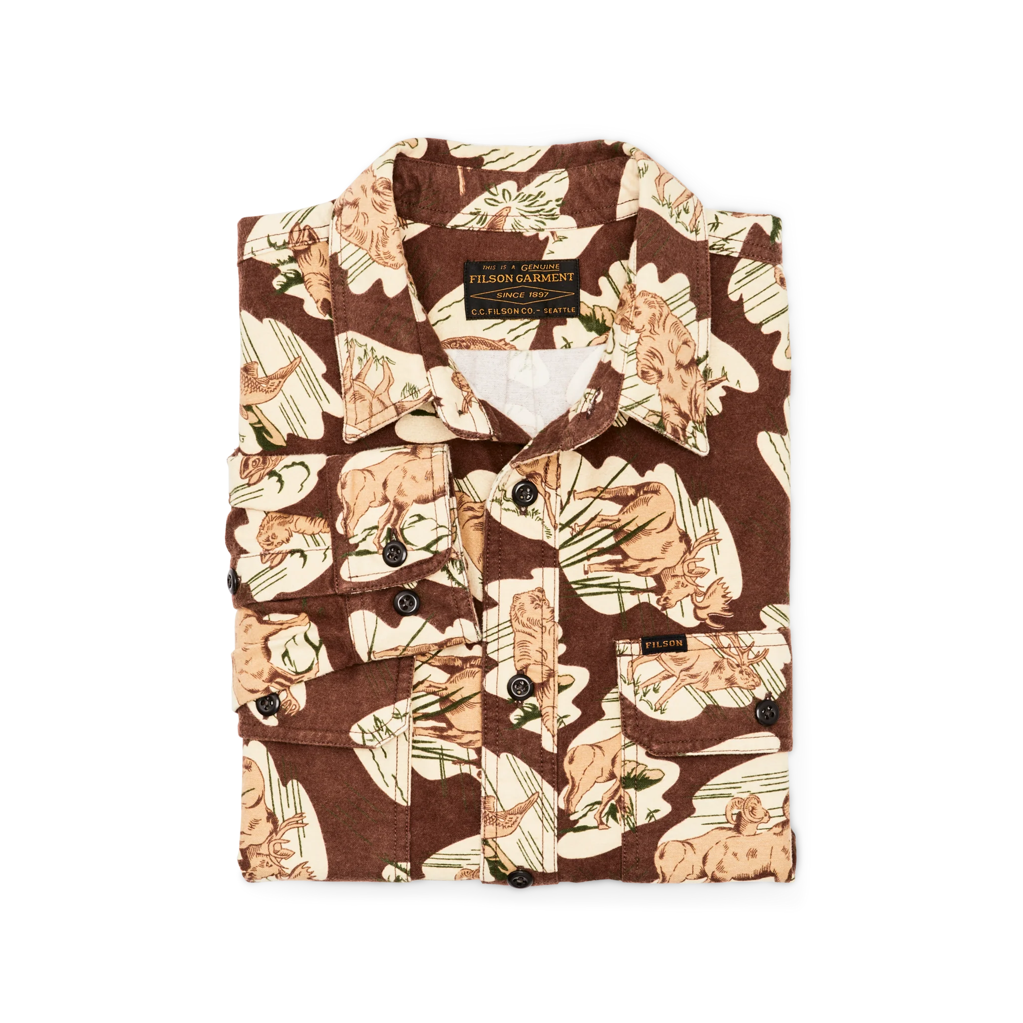 Field Flannel Shirt - Sorrel Horse / Wildlife