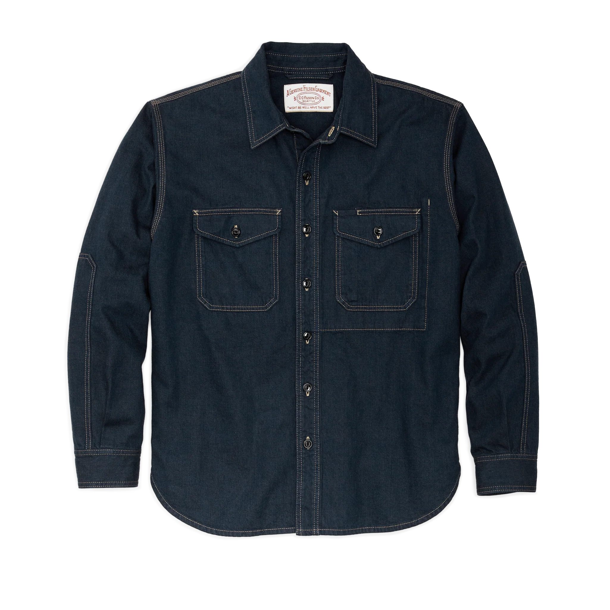 Denim Work Shirt - Mid-wash Indigo