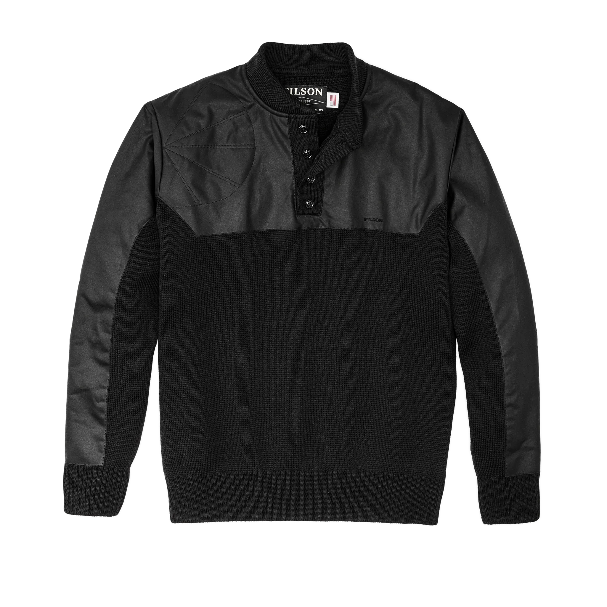 Henley Guide Sweater - Black