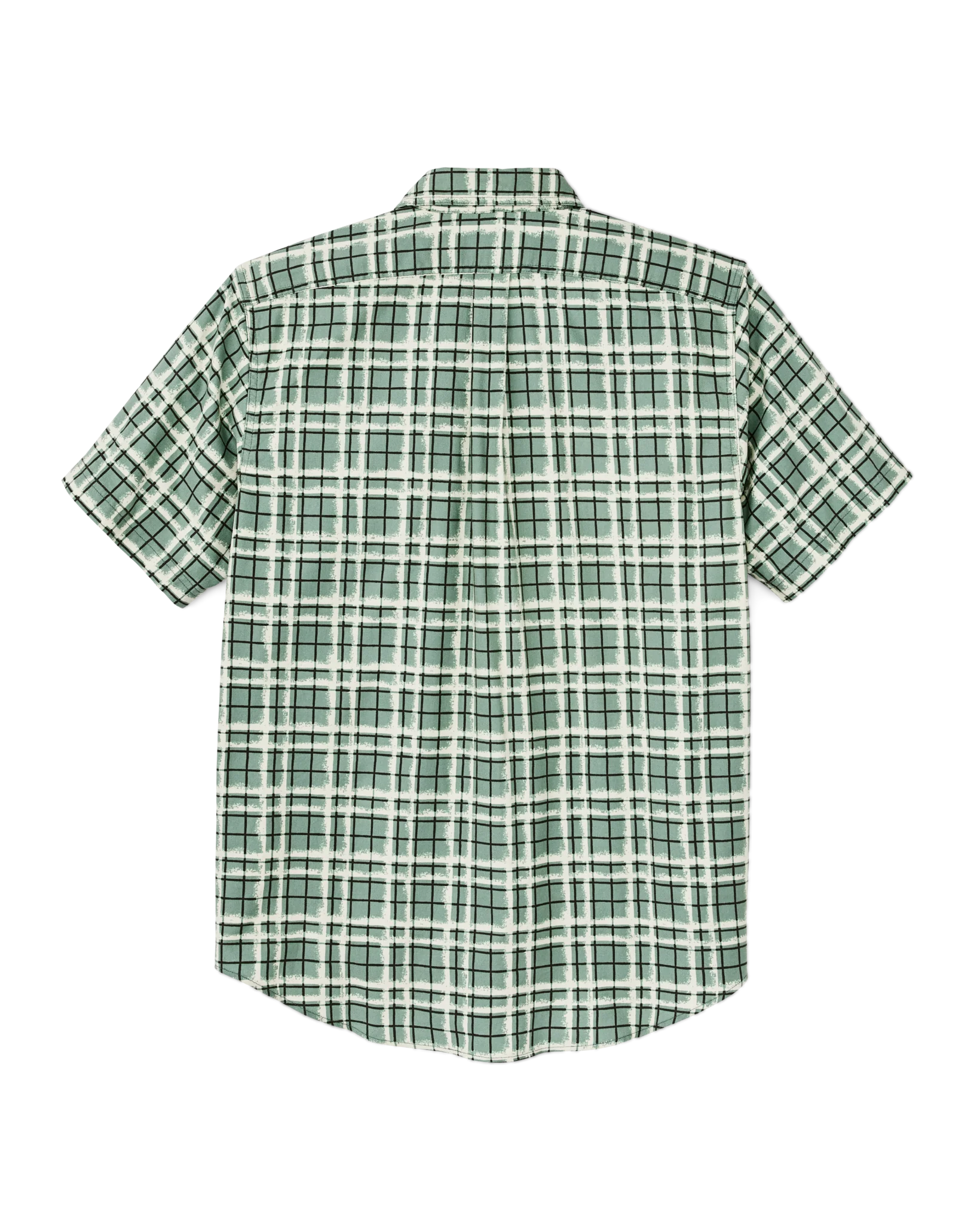 Short Sleeve Lightweight Alaskan Guide Shirt - Deep Sea / Speckle Plaid