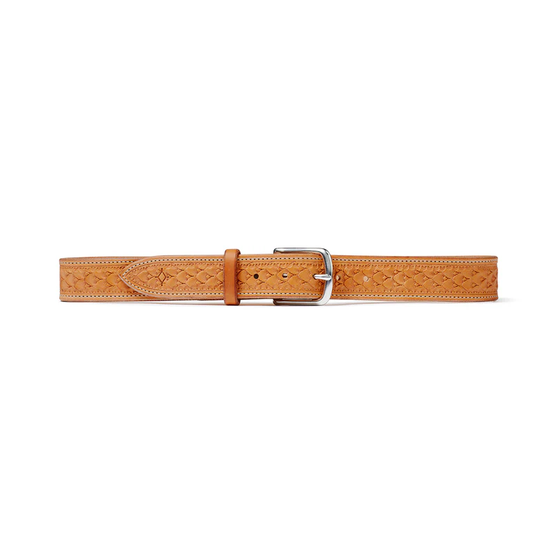Women's Stamped Belt - Natural