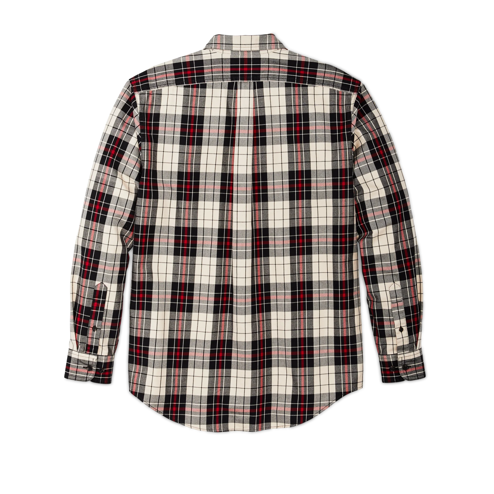 Lightweight Alaskan Guide Shirt - Off White Black Red