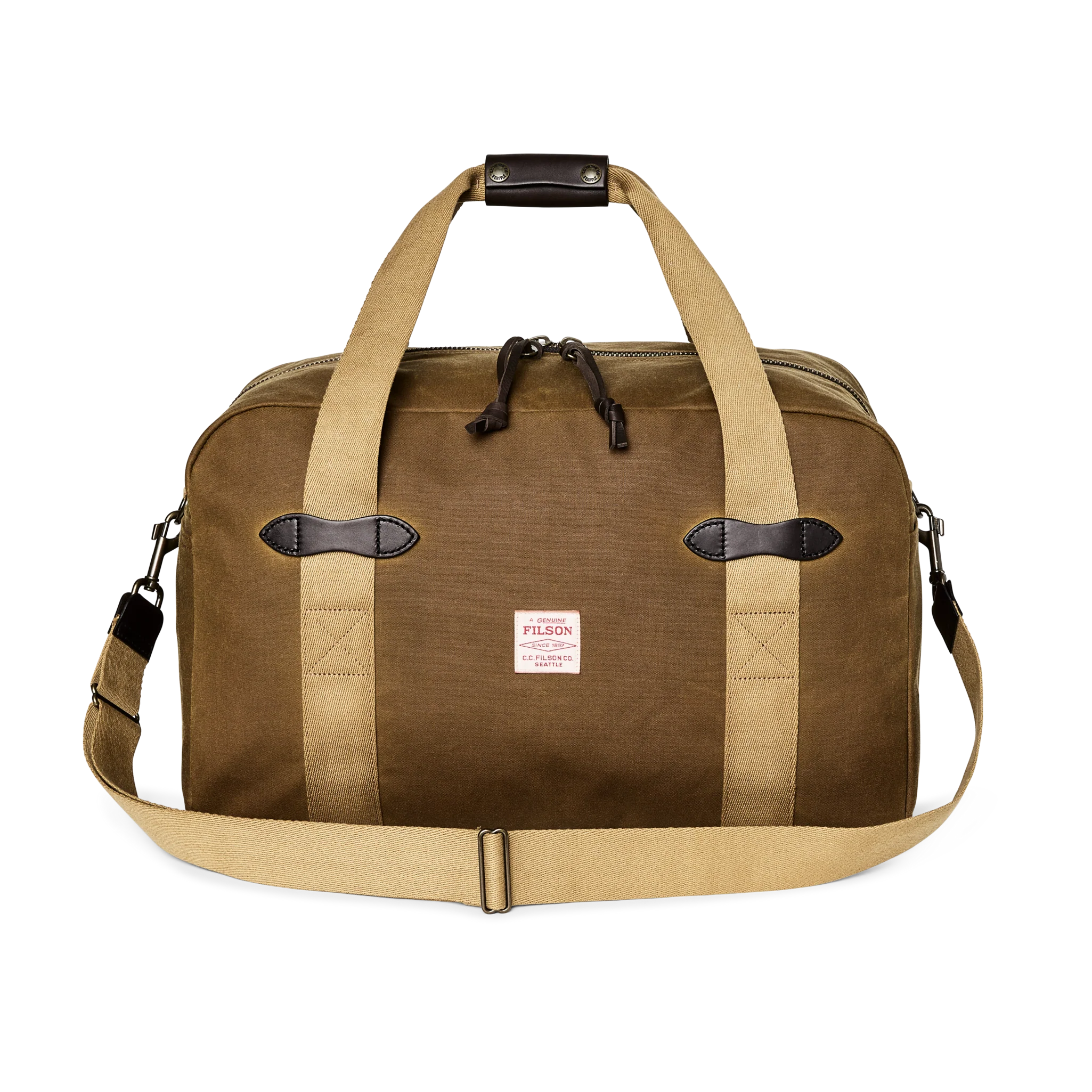 Medium Tin Cloth Duffle Bag - Dark Tan