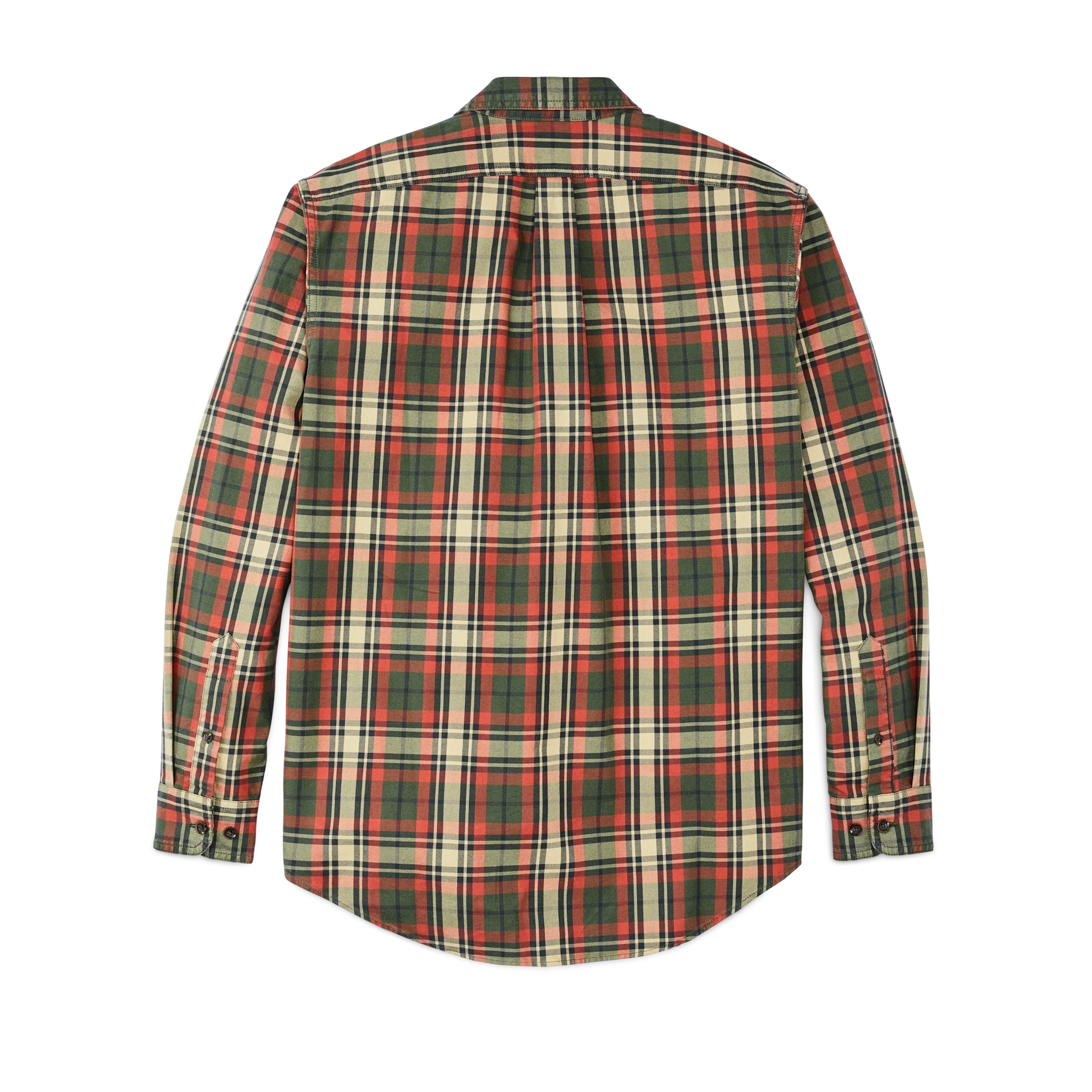 Lightweight Alaskan Guide Shirt - Silver Pine / Burnt Red Plaid