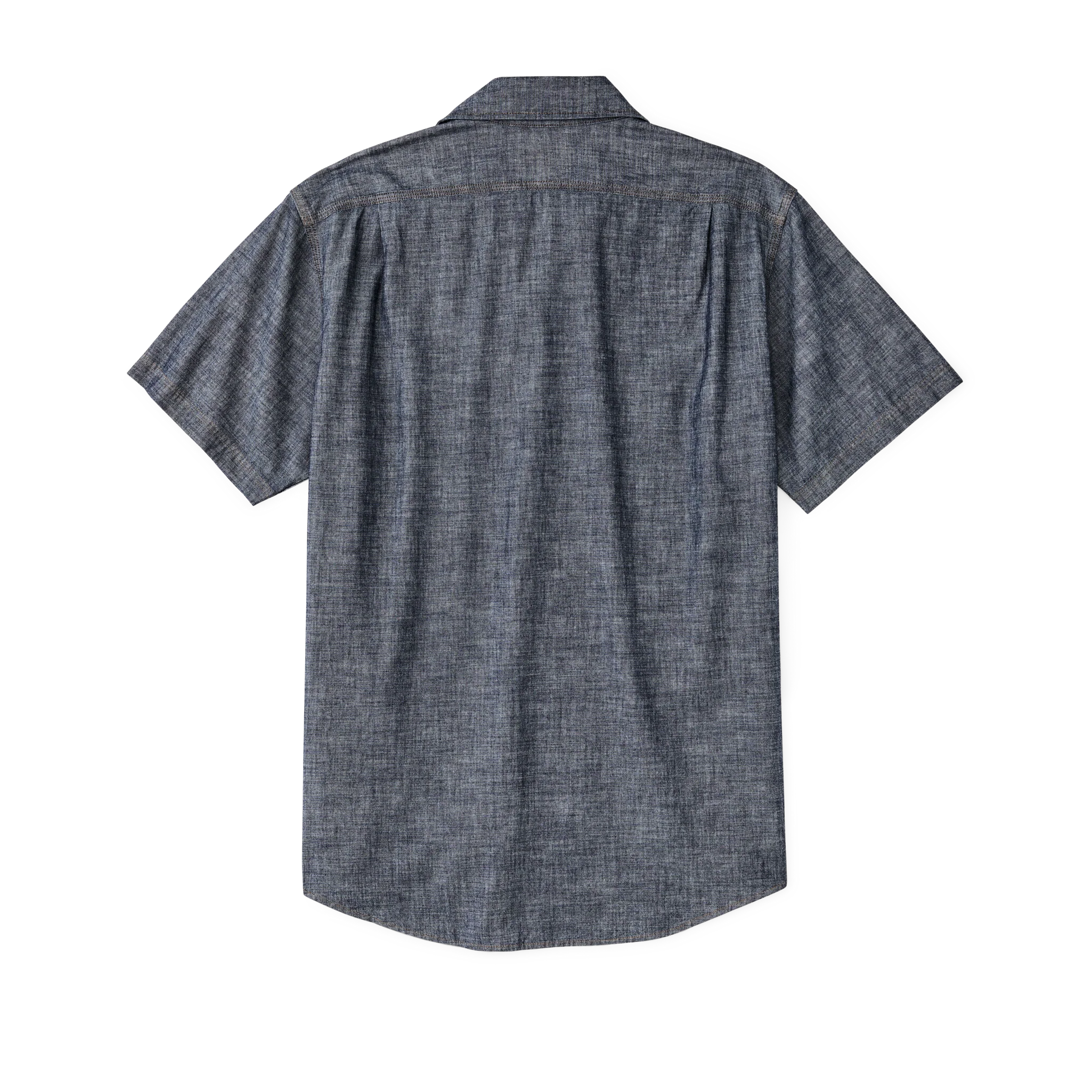 Short Sleeve Chambray Shirt - Rinse Indigo