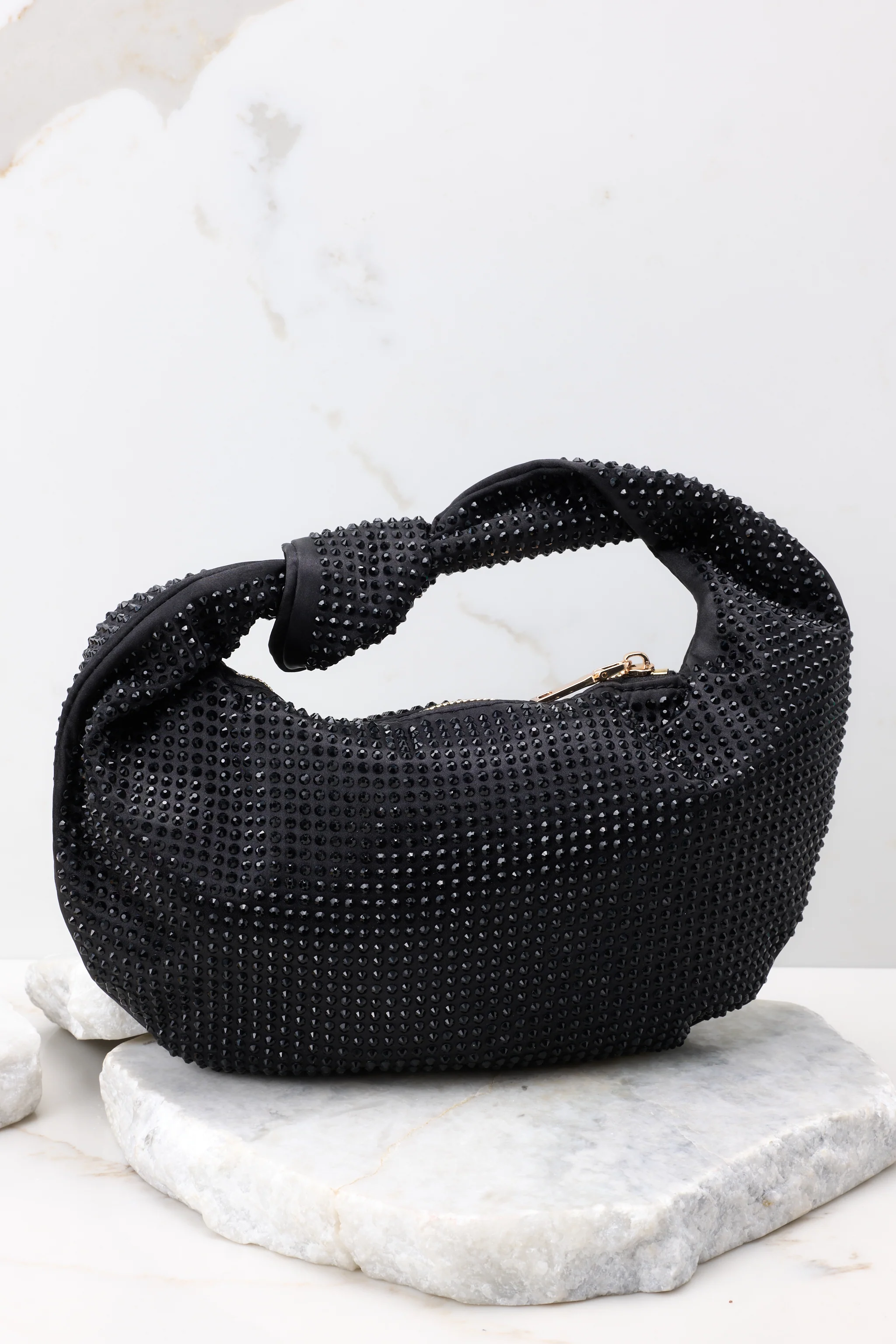 So Deluxe Black Handbag