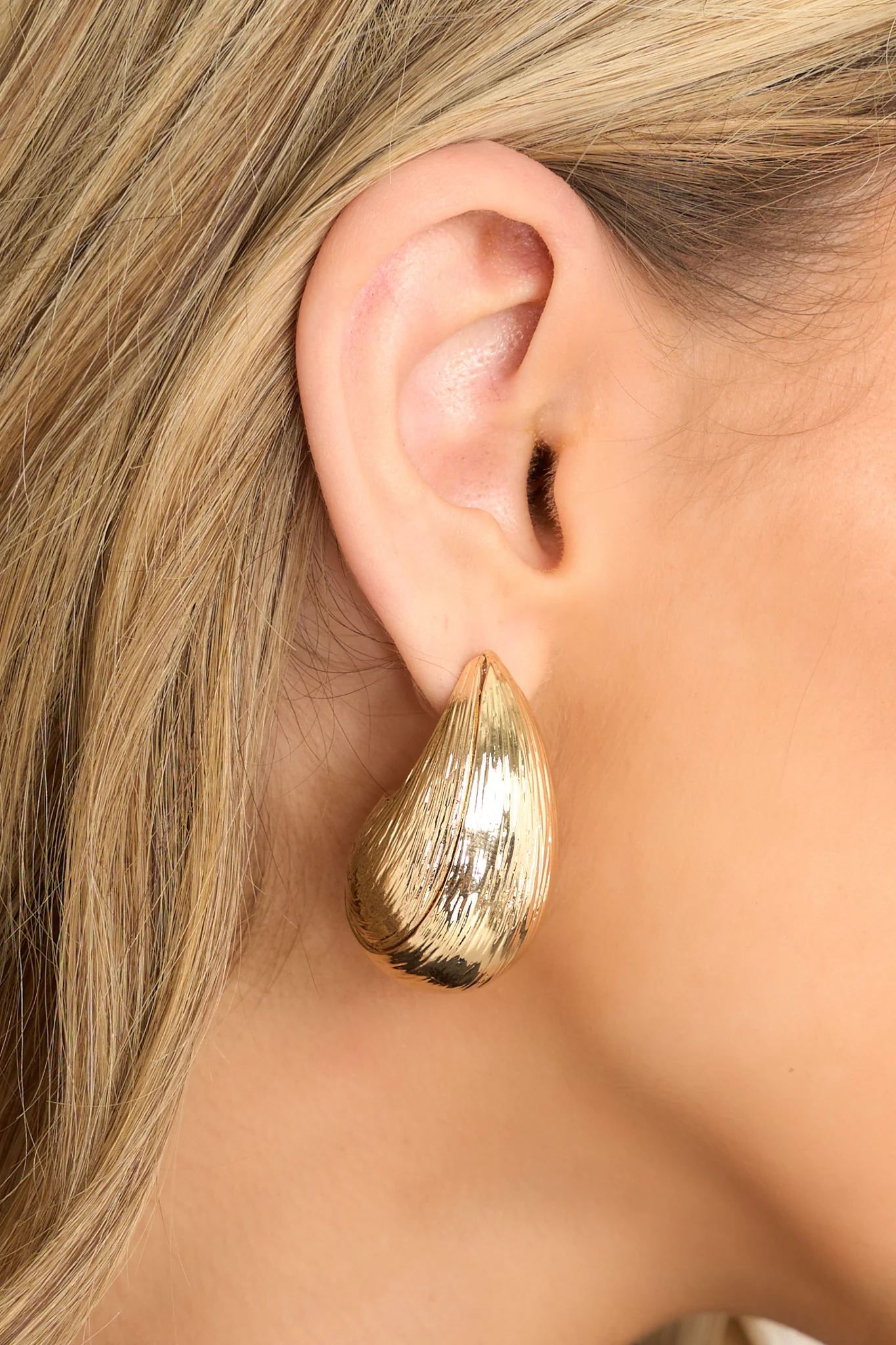 Sneak Around Gold Earrings