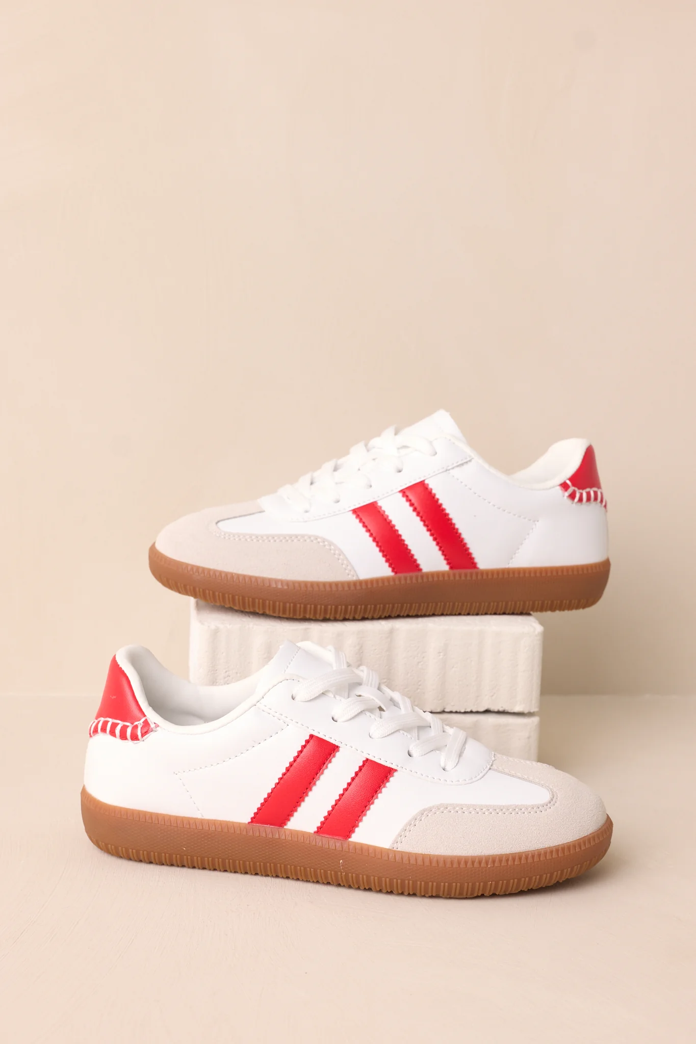 Midtown Market Red Retro Sneakers