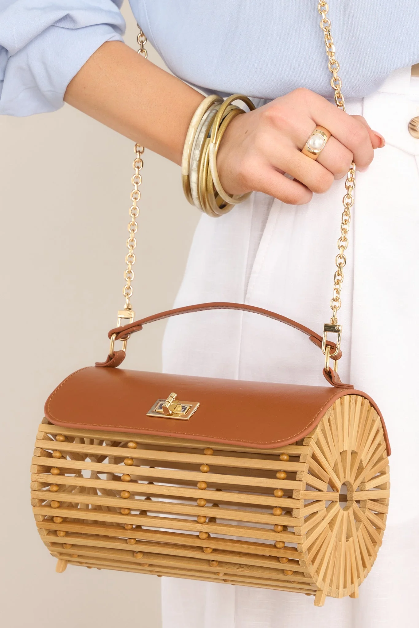 Natural Beauty Bamboo Handbag
