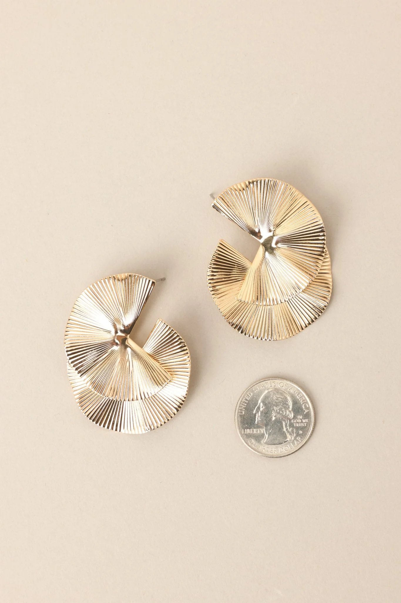 In My Head Gold Earrings