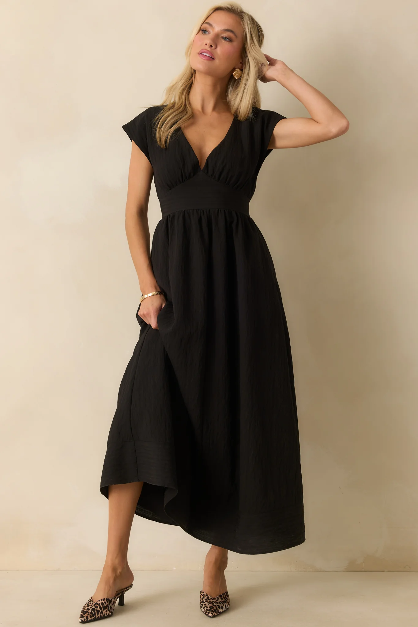 Staple The Label Black Marlow Midi Dress