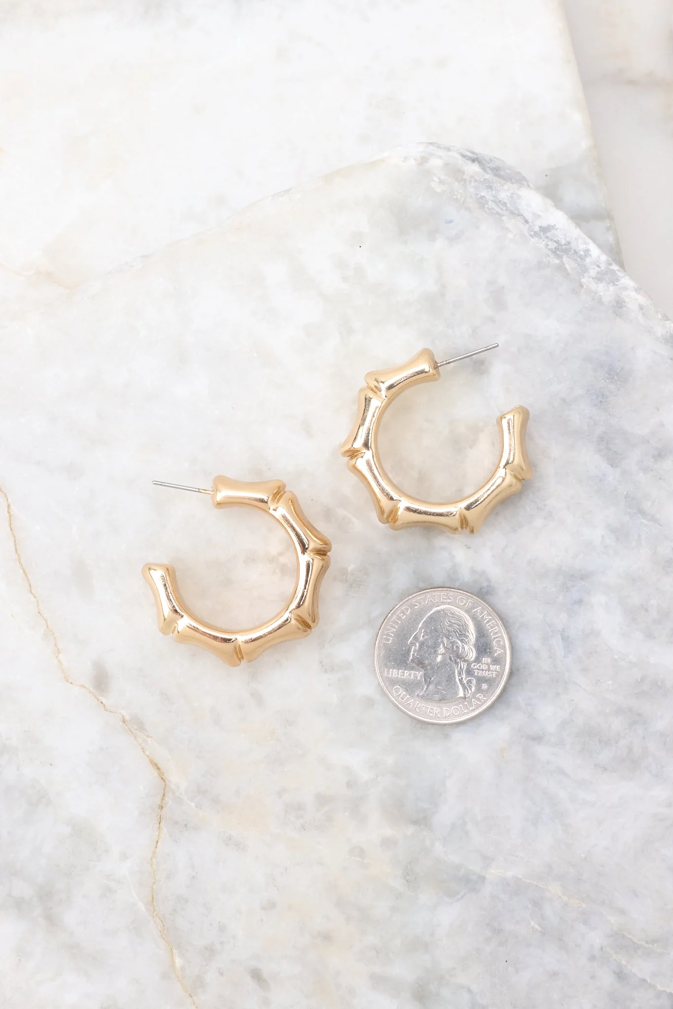 Eternally Perfect Gold Hoop Earrings