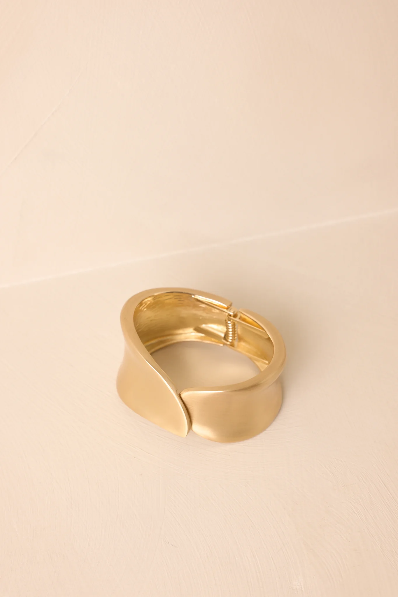 Double Take Matte Gold Cuff Bracelet