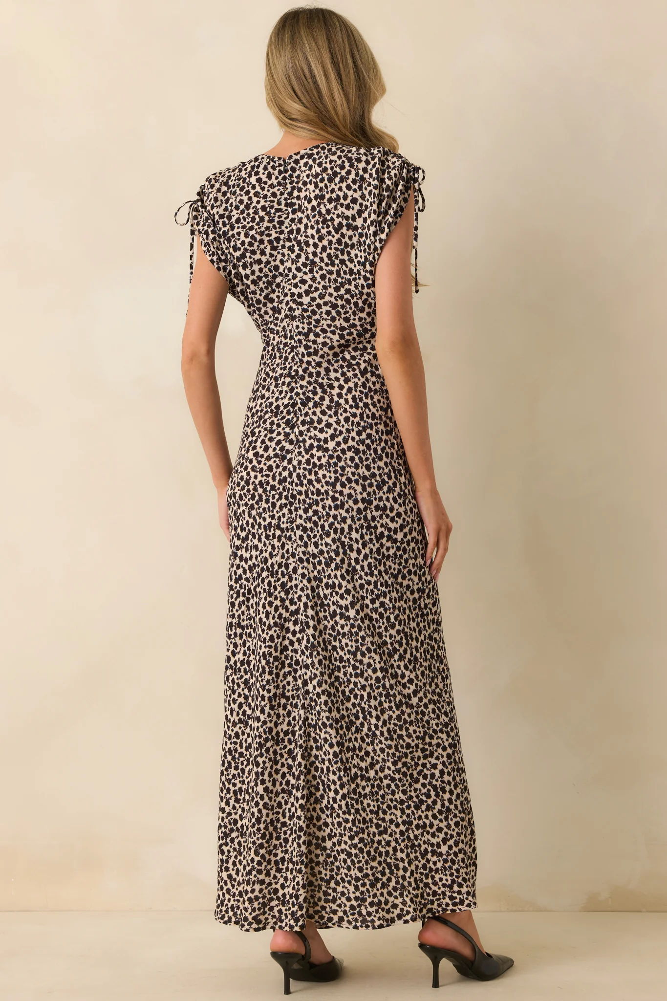 MINKPINK Black Floral Print Elka Bias Maxi Dress