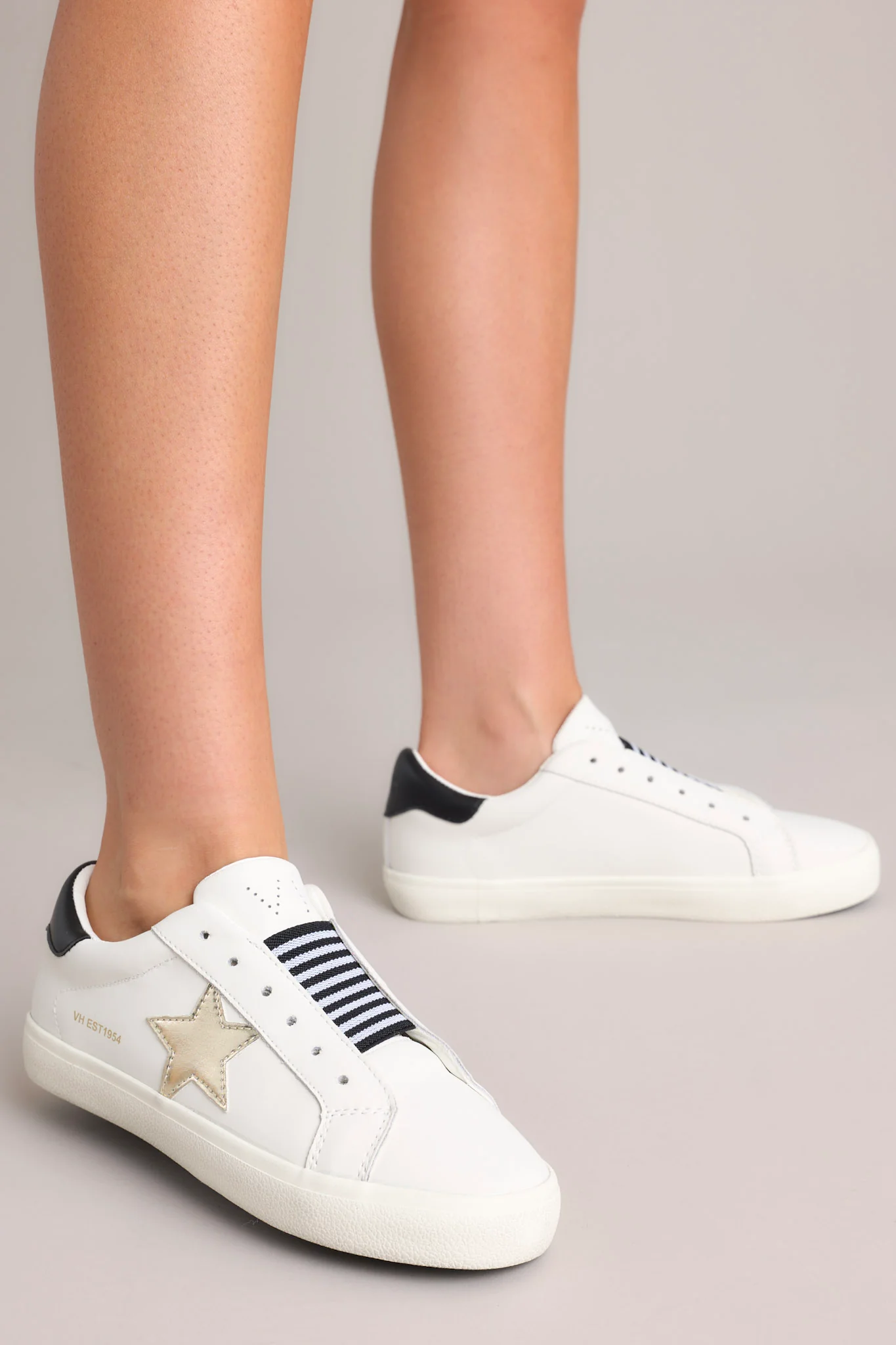 Vintage Havana Easy Black & Gold Sneakers