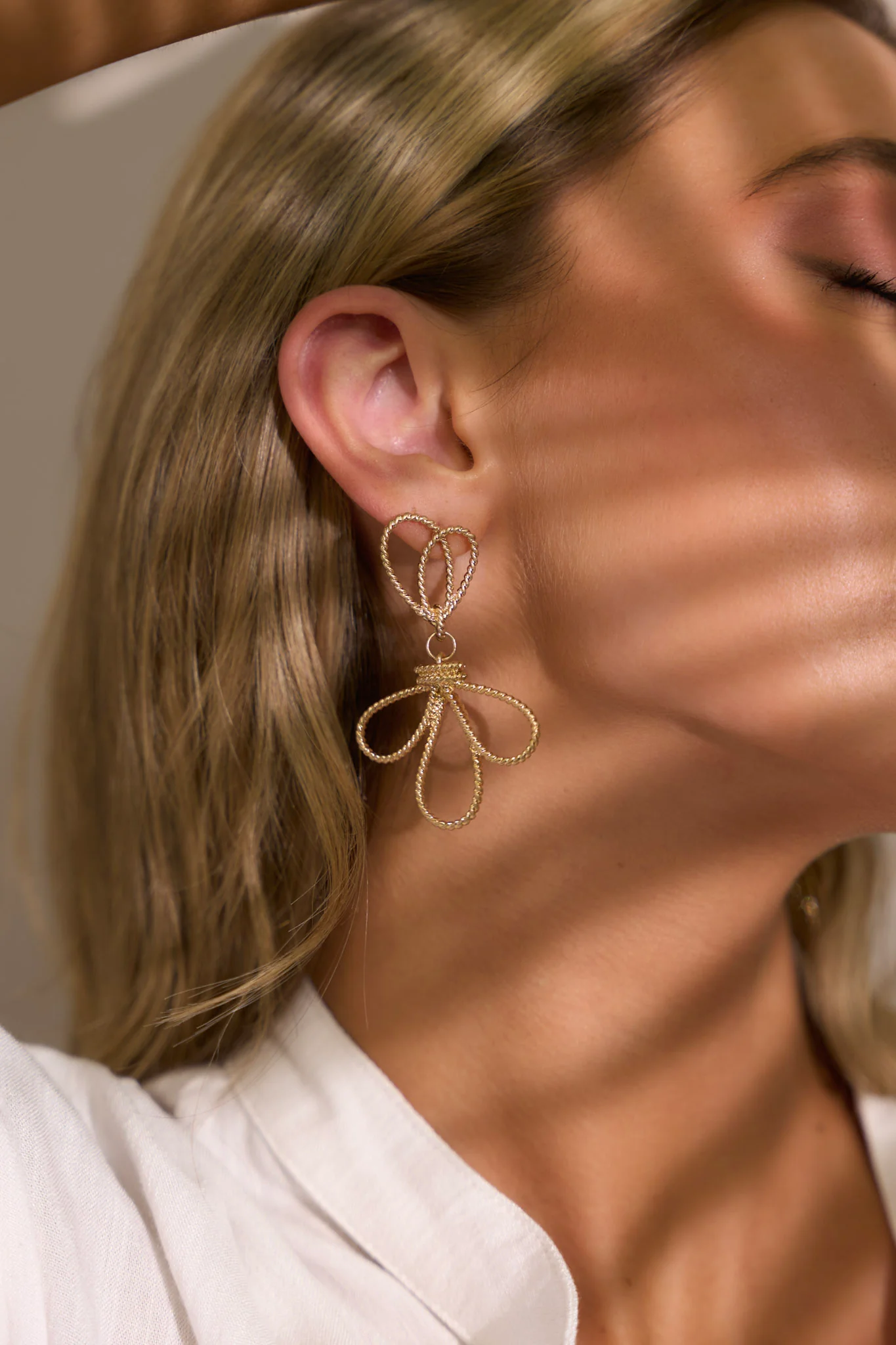 Whimsically Me Gold Earrings