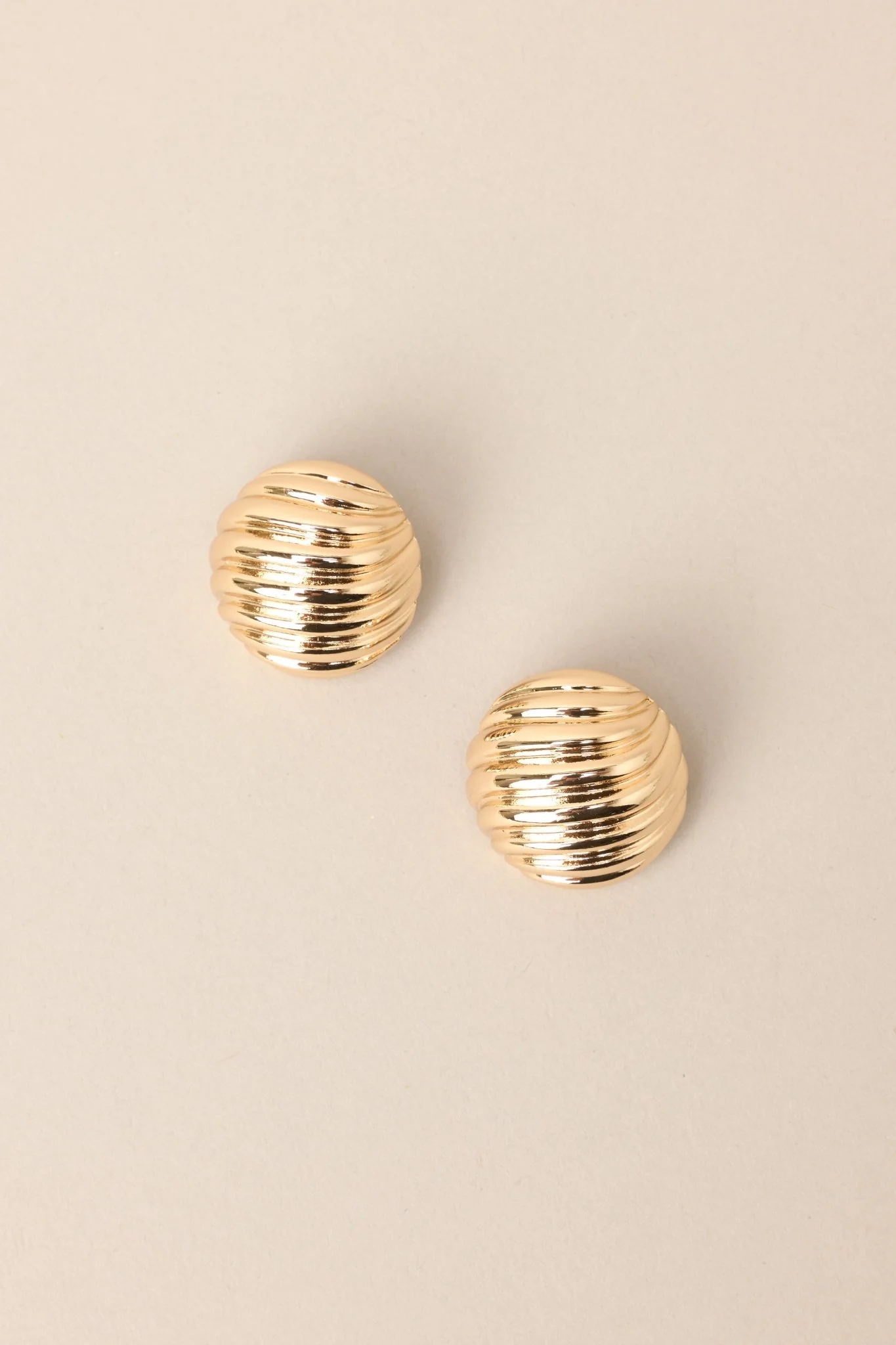 Get the Ball Rolling Gold Earrings