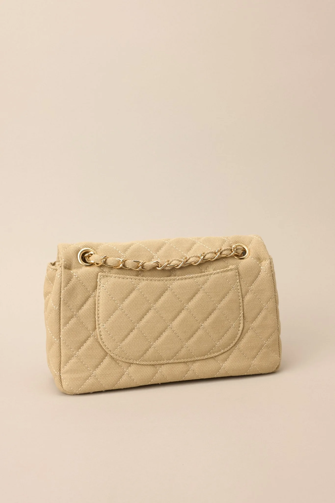 Move On Natural Quilted Handbag
