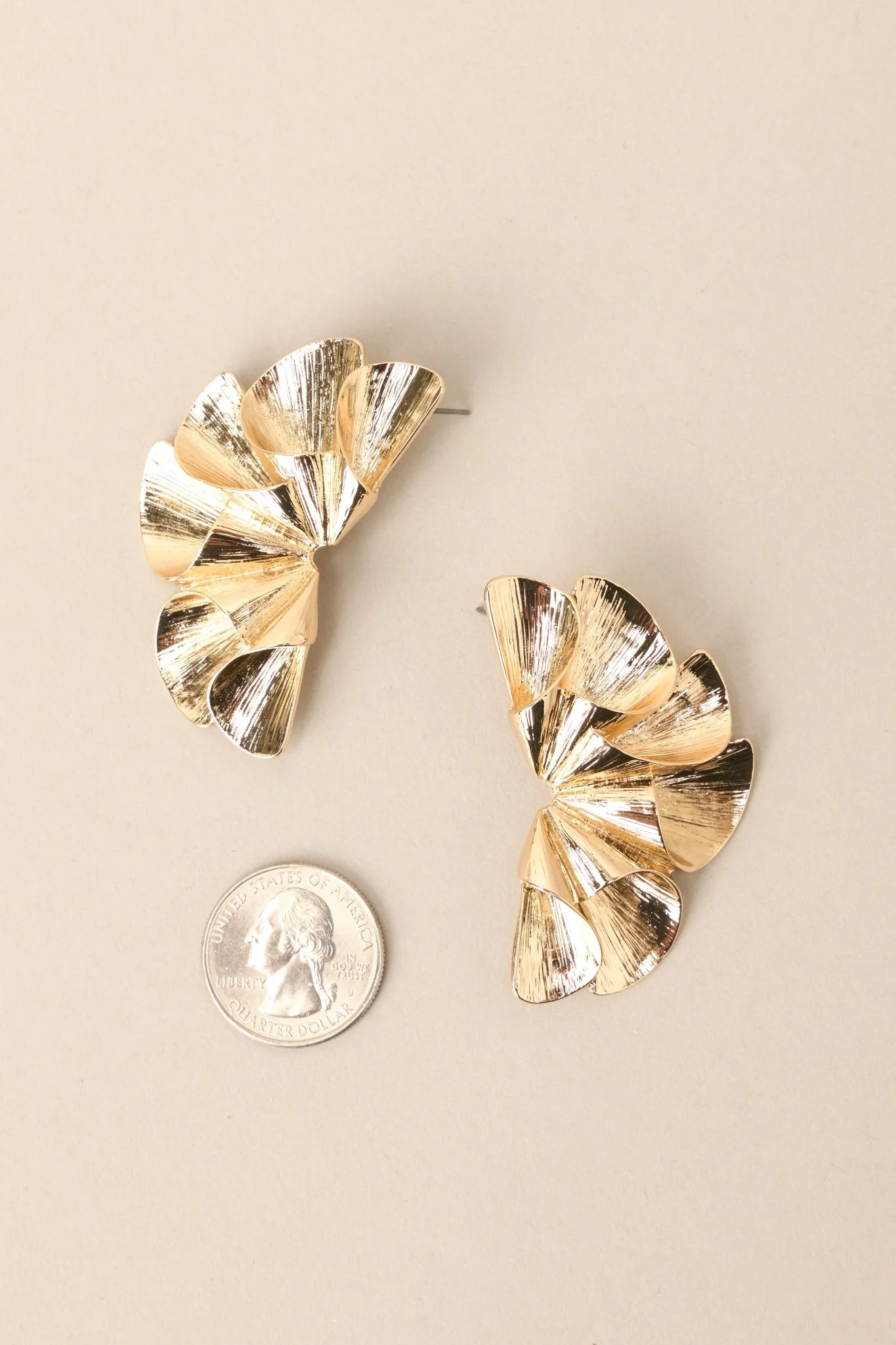 More Than Expected Gold Earrings