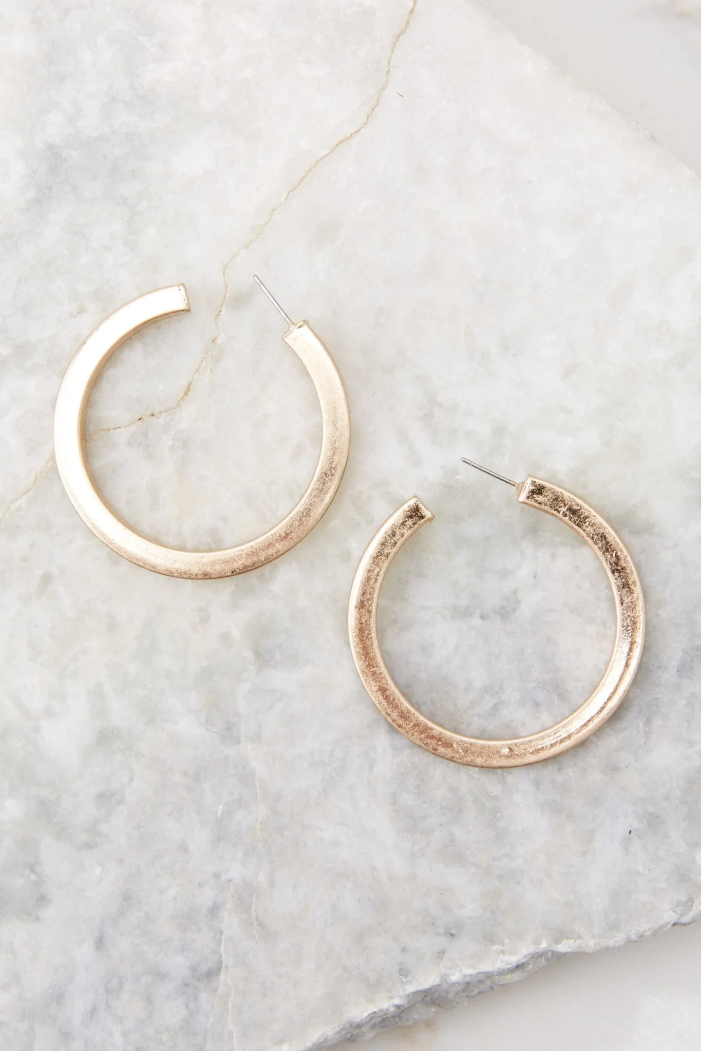Powerful Allies Gold Hoop Earrings