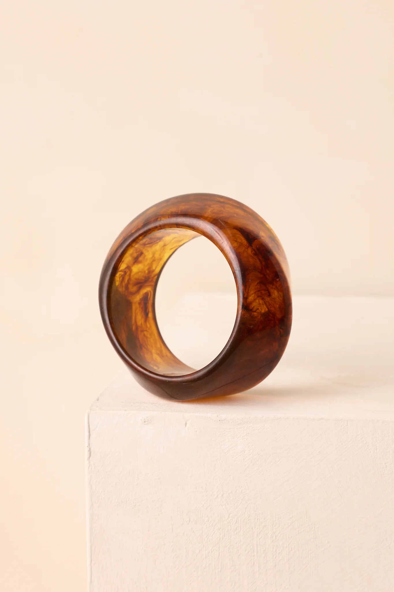 Came Back Better Brown Tortoise Shell Bangle Bracelet