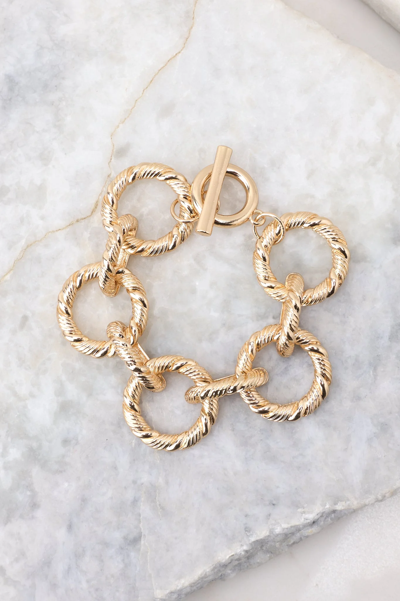Fashion Forward Gold Bracelet