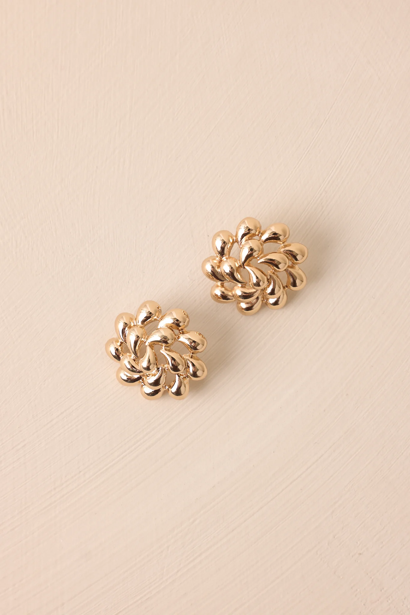 Willowbound Circlet Gold Spiral Earrings