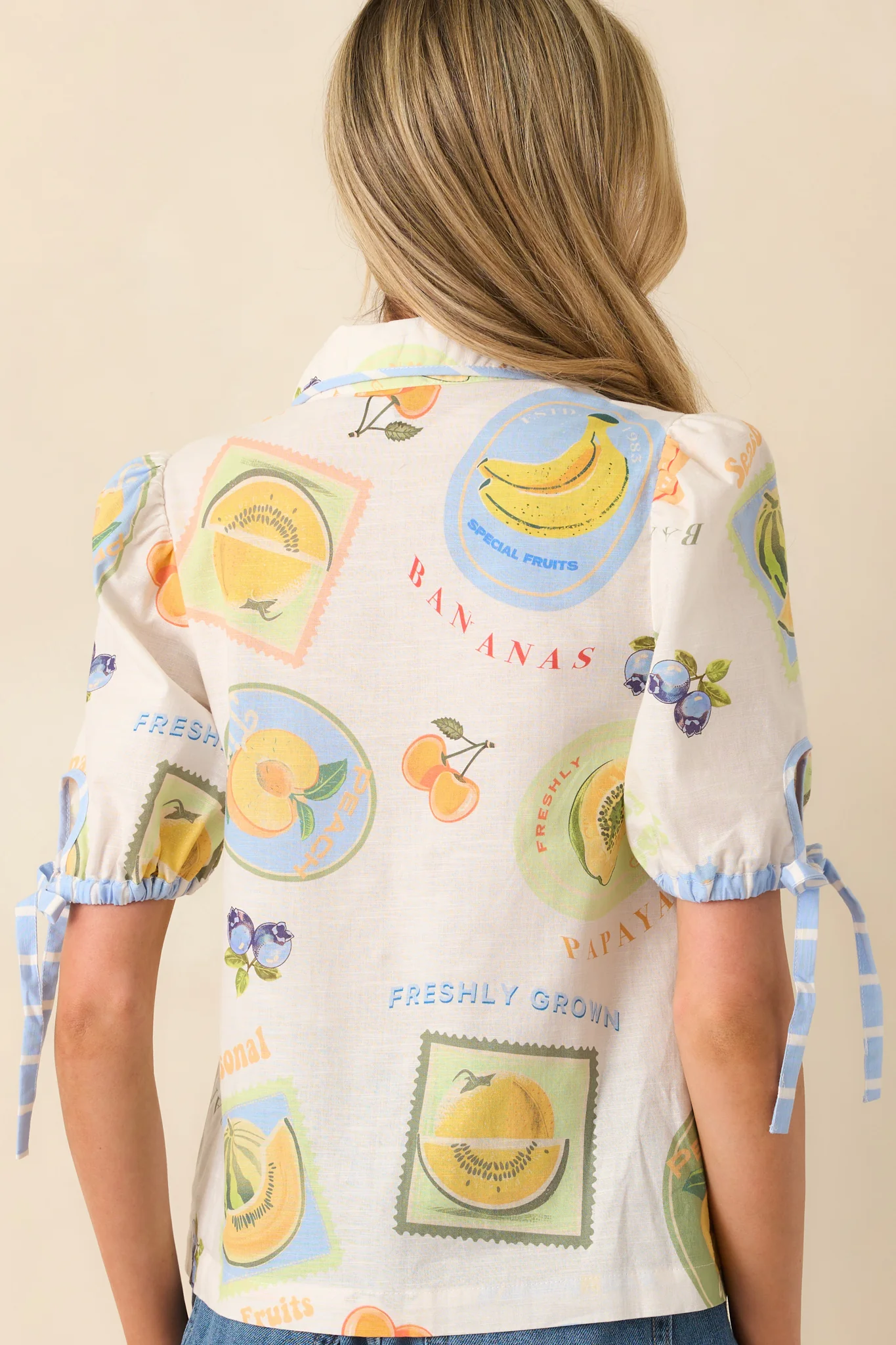 Prosperina Clementine Multi Print Cotton Top