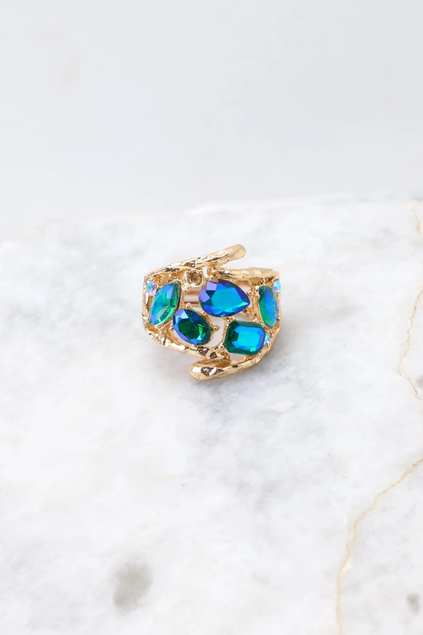 Love Me Forever Blue Ring