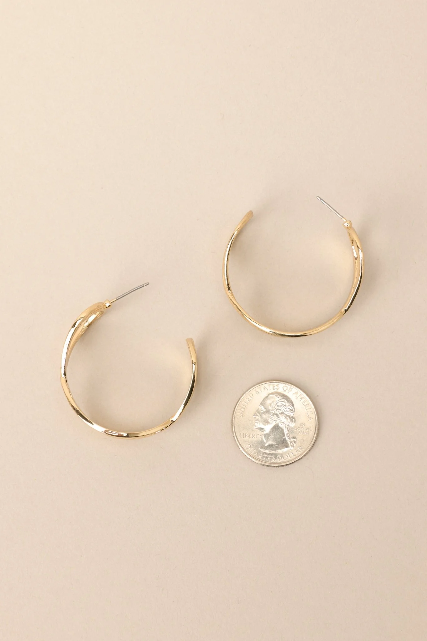 Better Be Good Gold Hoop Earrings