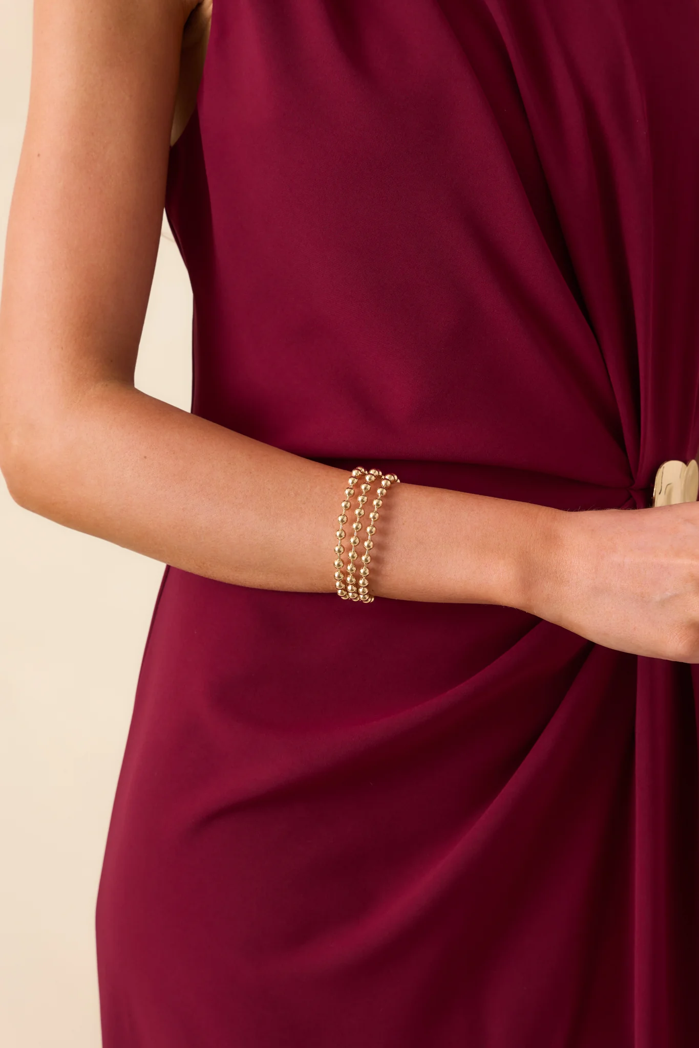 Can Never Go Wrong Gold Layered Cuff Bracelet