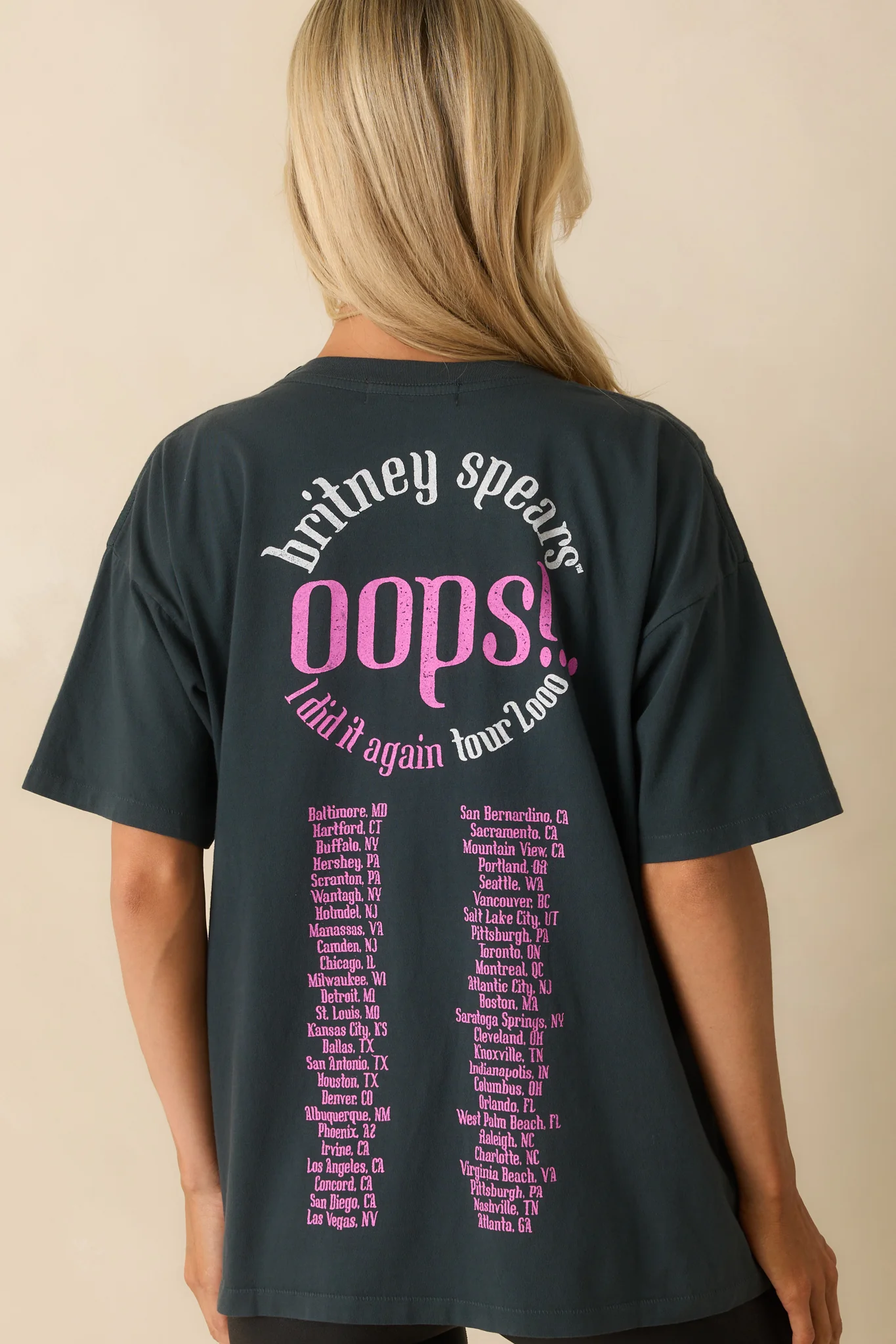 Black Cotton Merch Tee