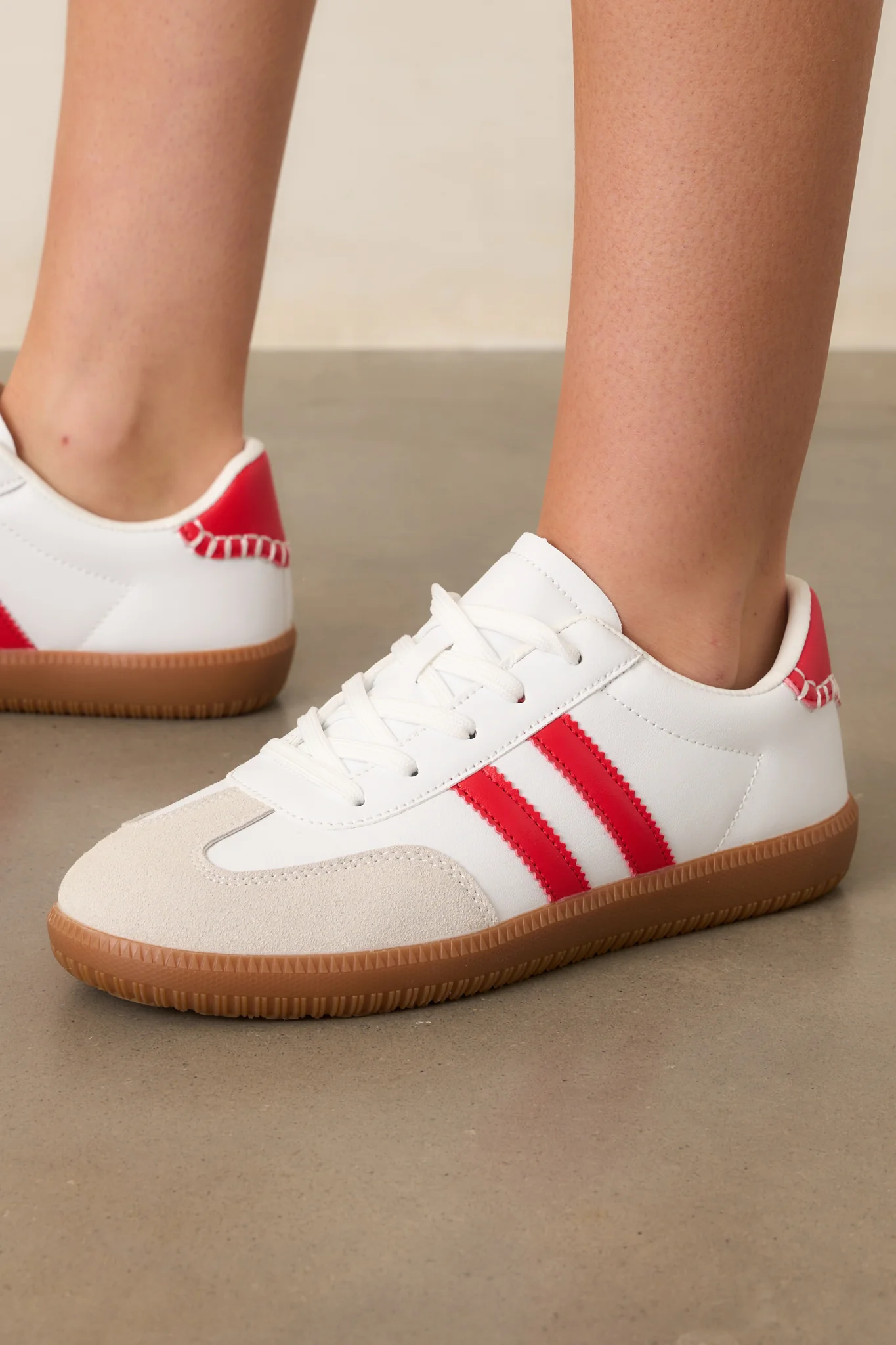 Midtown Market Red Retro Sneakers