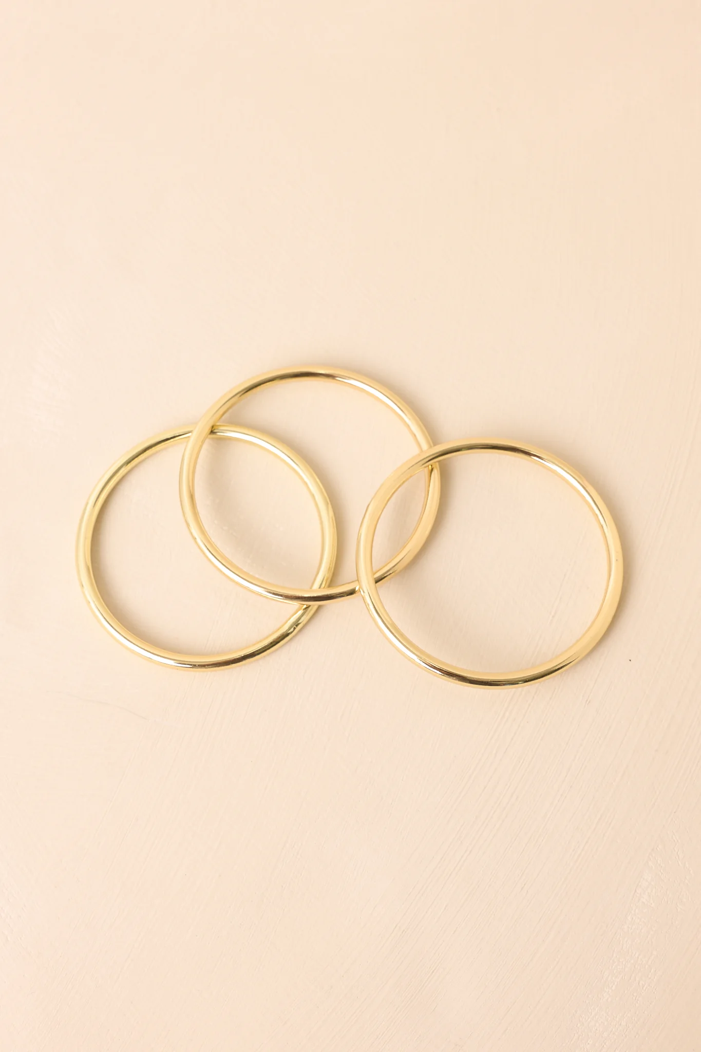 Still Thinking It Through Gold Bangle Bracelet Set