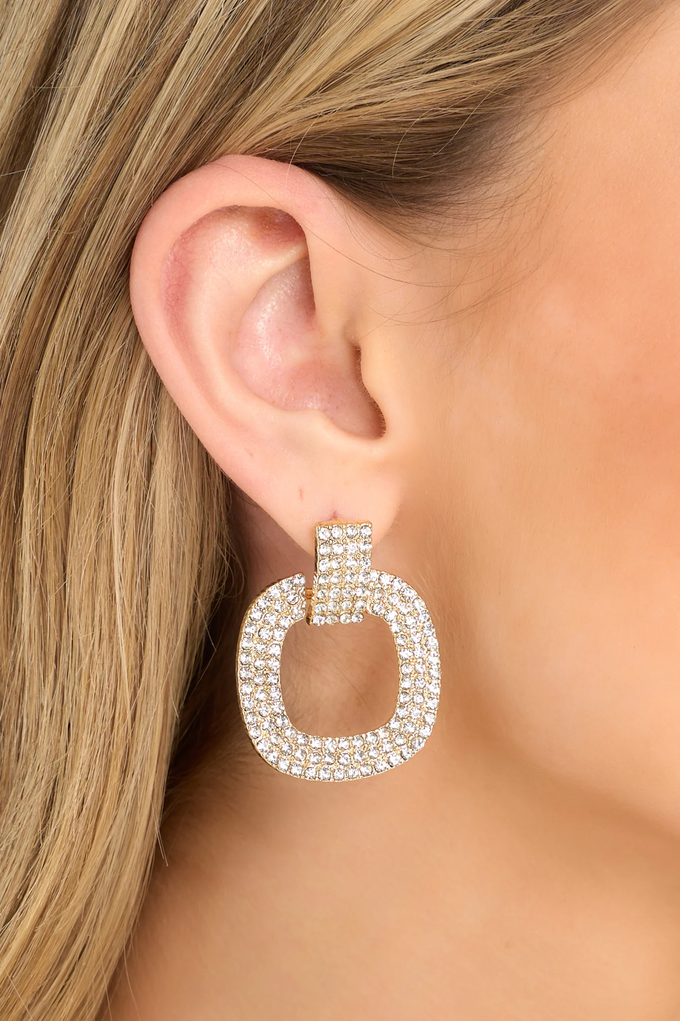 Sparkle Under Lights Gold Earrings