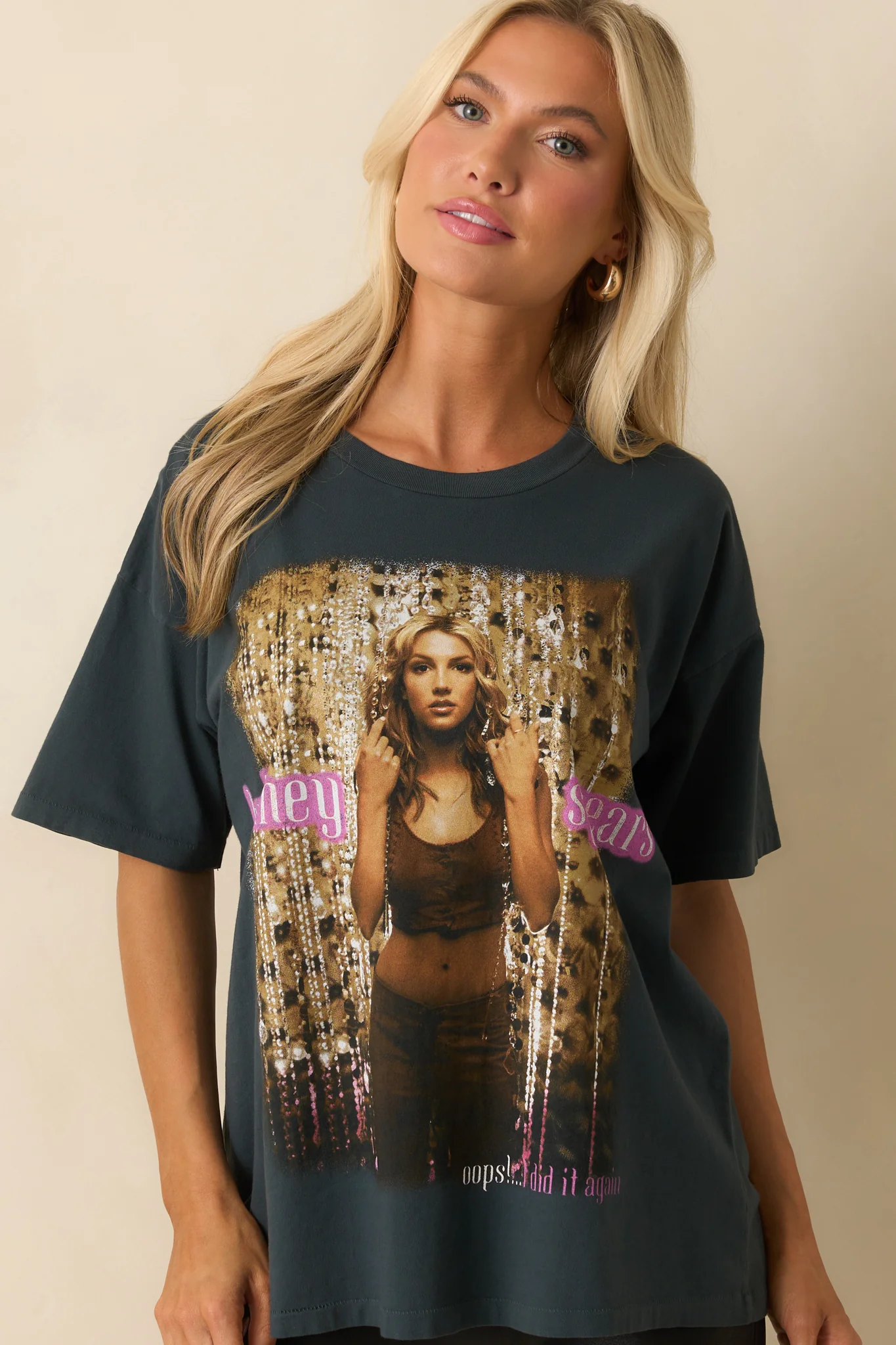 Black Cotton Merch Tee