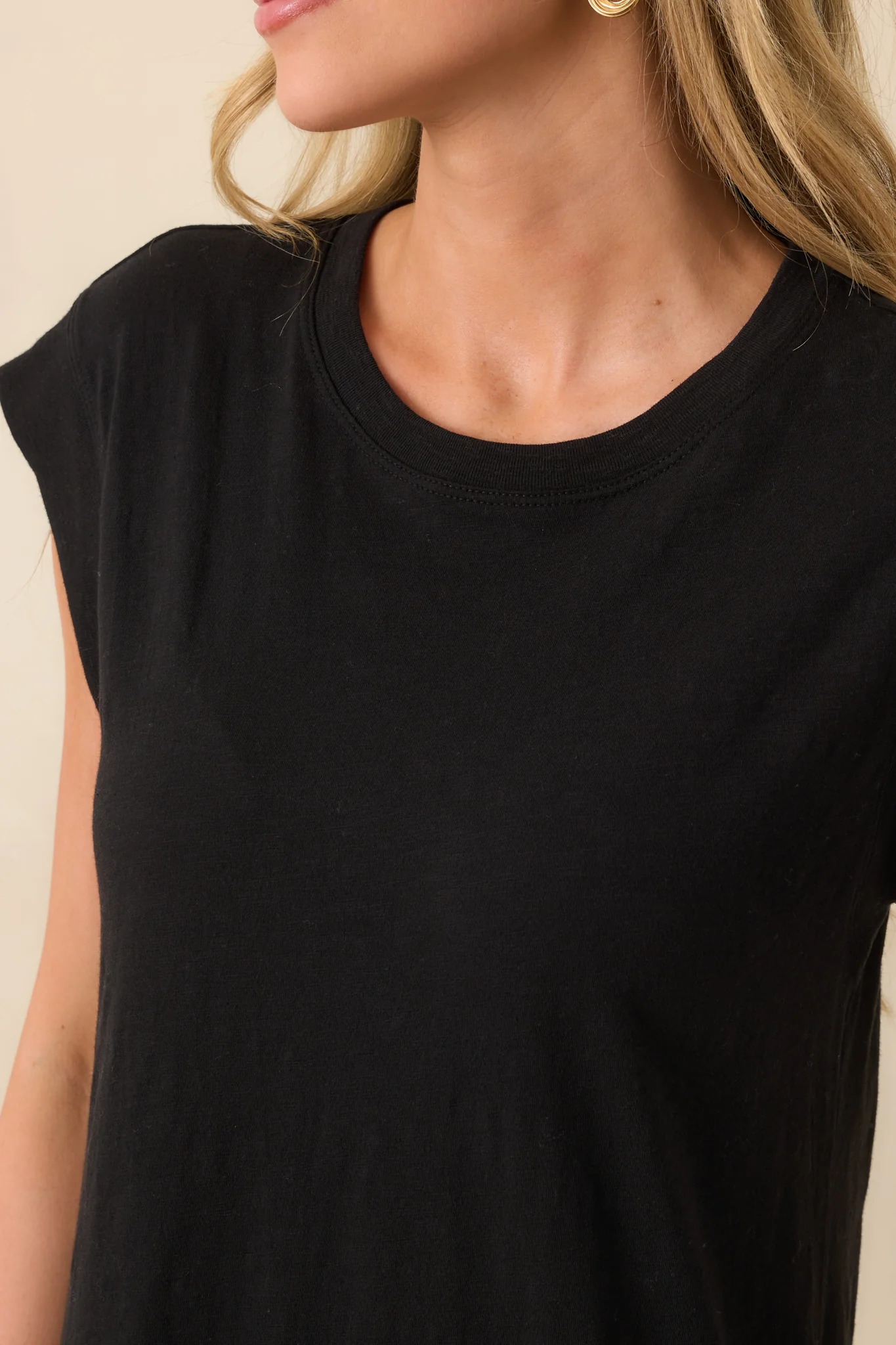 Z Supply Black Cotton Calabasas Midi Dress