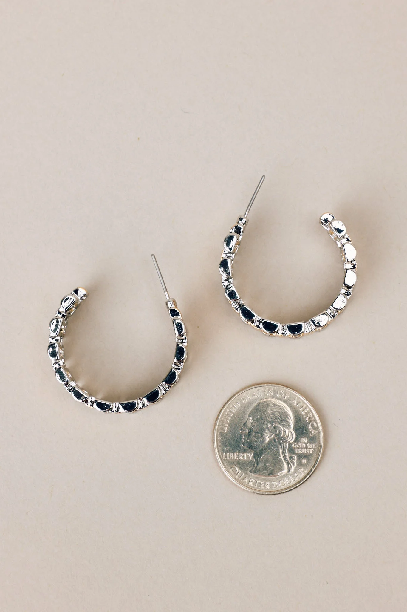 Gleaming Harmony Gold & Silver Hoop Earrings