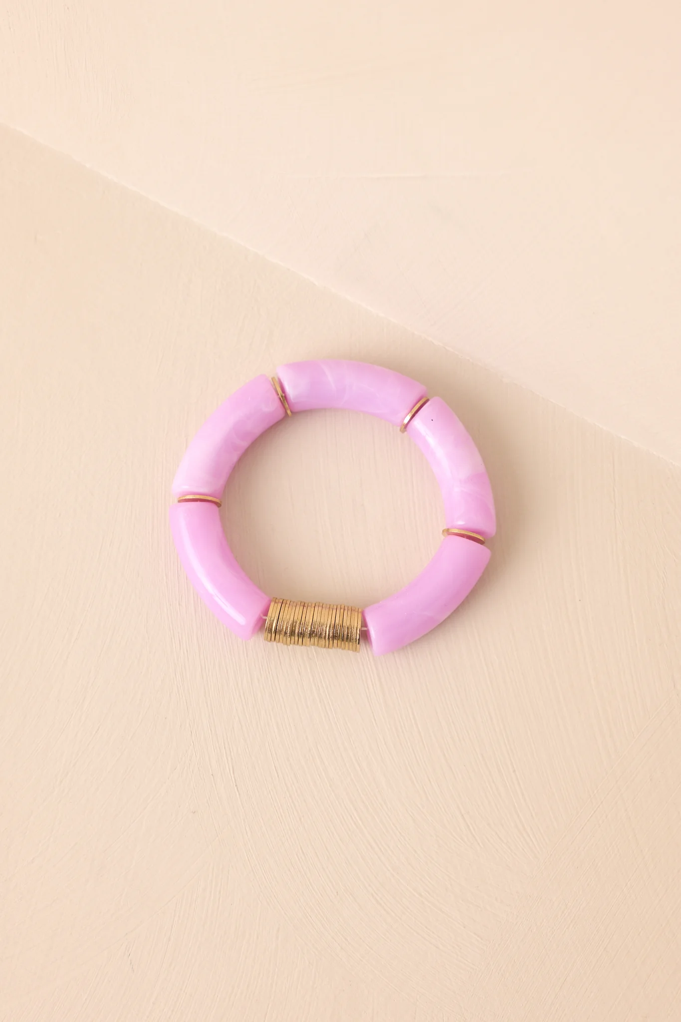 Find Your Joy Lavender Beaded Bracelet