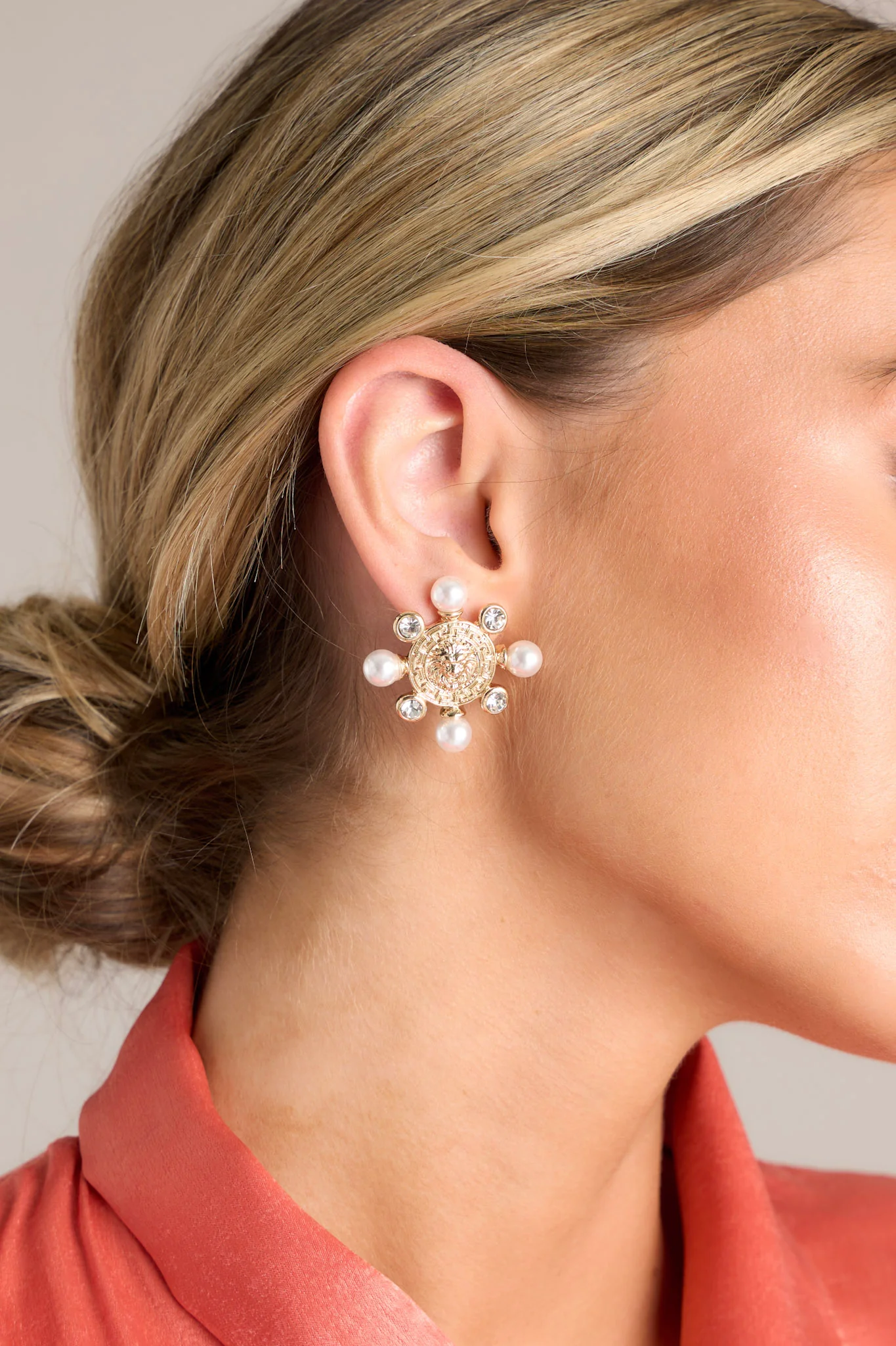 In A Bad Romance Gold Earrings