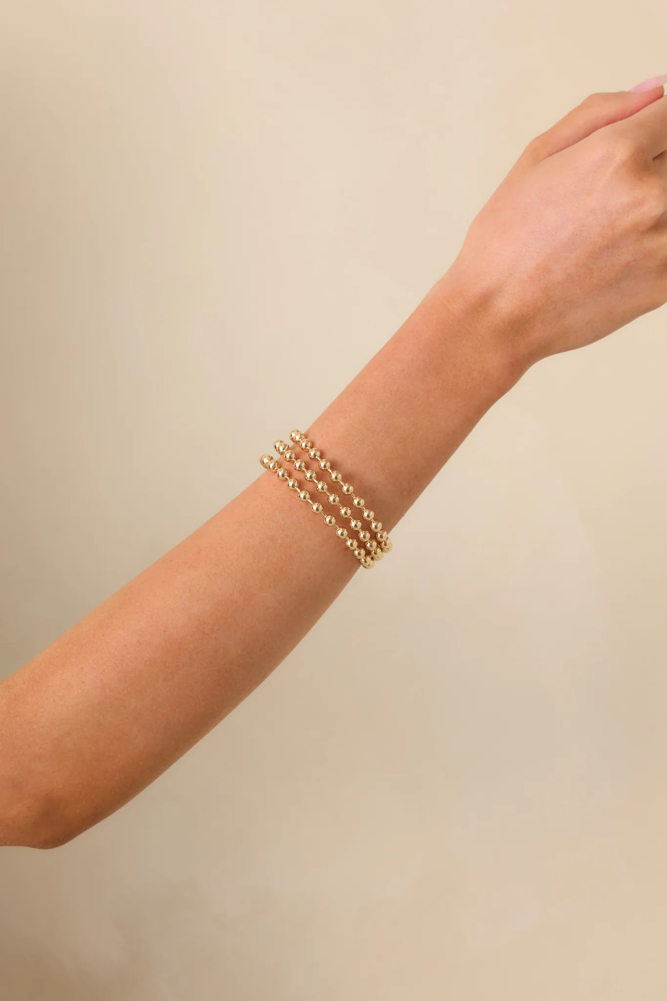Can Never Go Wrong Gold Layered Cuff Bracelet