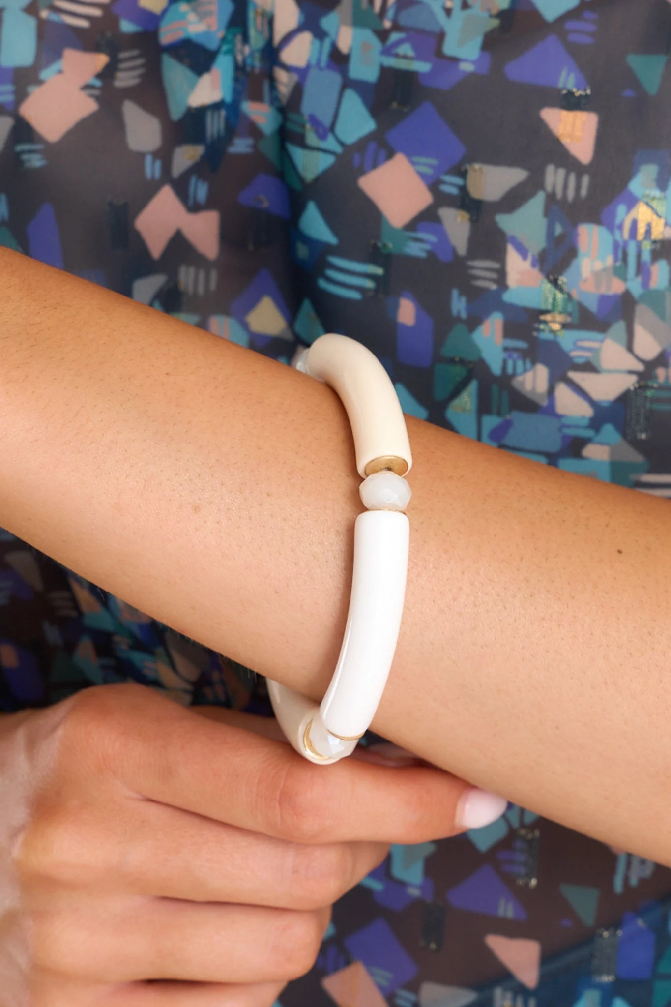 A New Start White Bracelet
