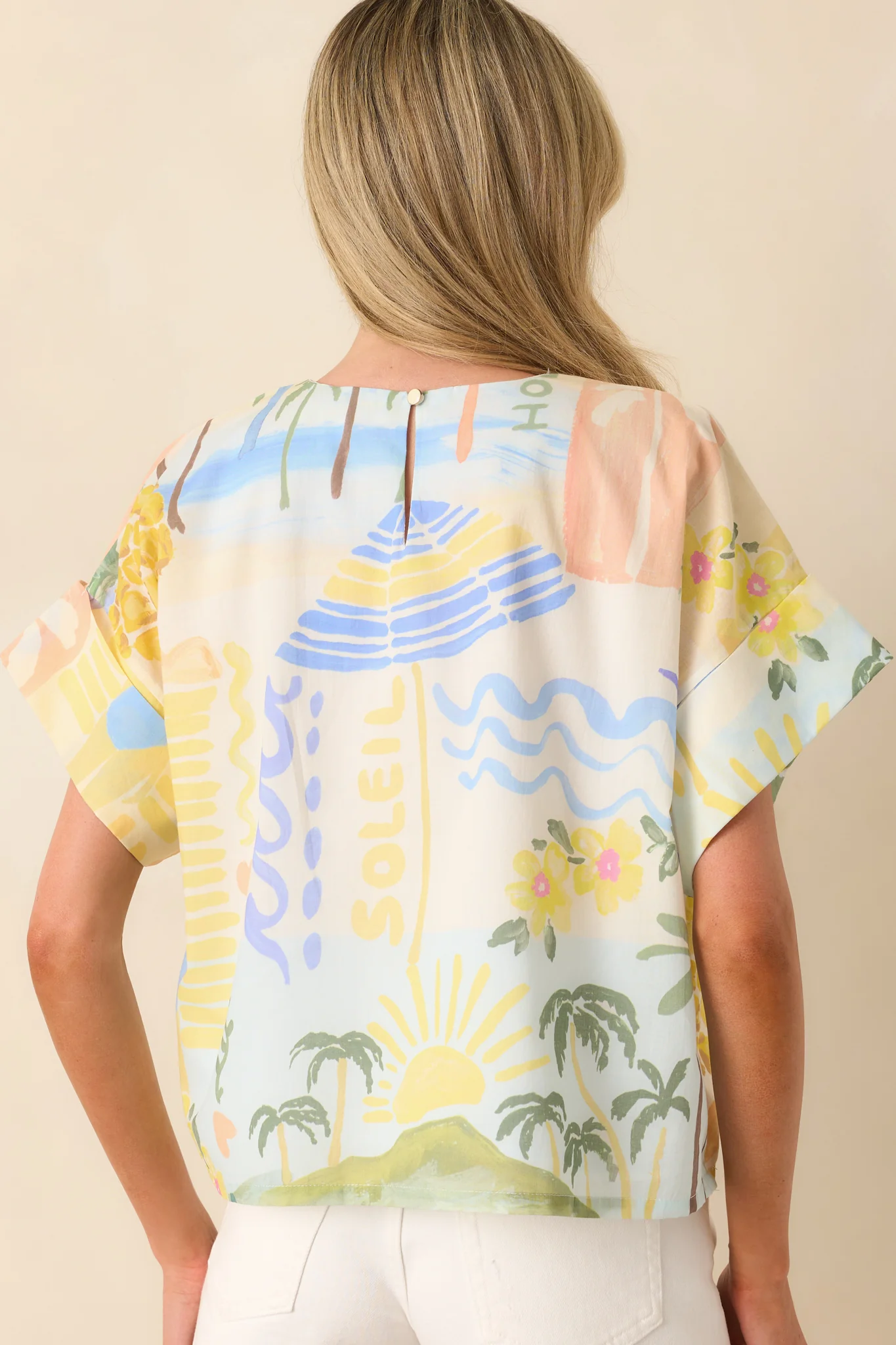 Prosperina Baileigh Multi Print Cotton Top